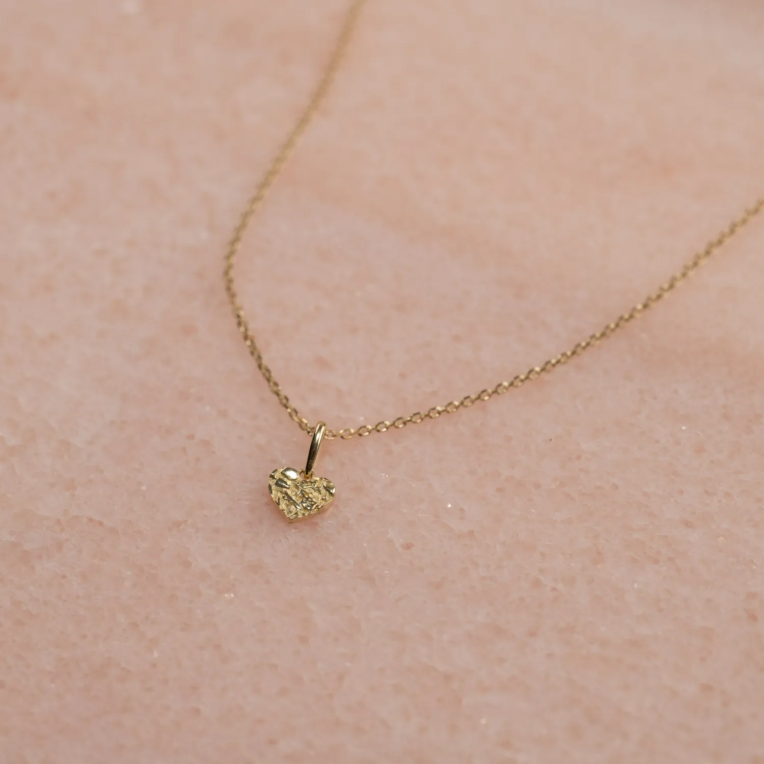 Sisi Copenhagen Molten Heart vedhæng 9 kt guld 7 mm