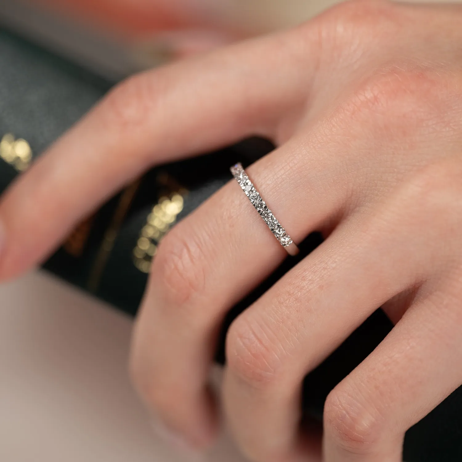 Sisi Copenhagen Alliance diamantring 0,45 ct hvidguld 54