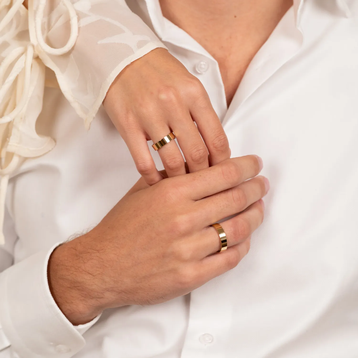Sisi Copenhagen Simple Flat Comfort vielsesring 5 mm guld massiv