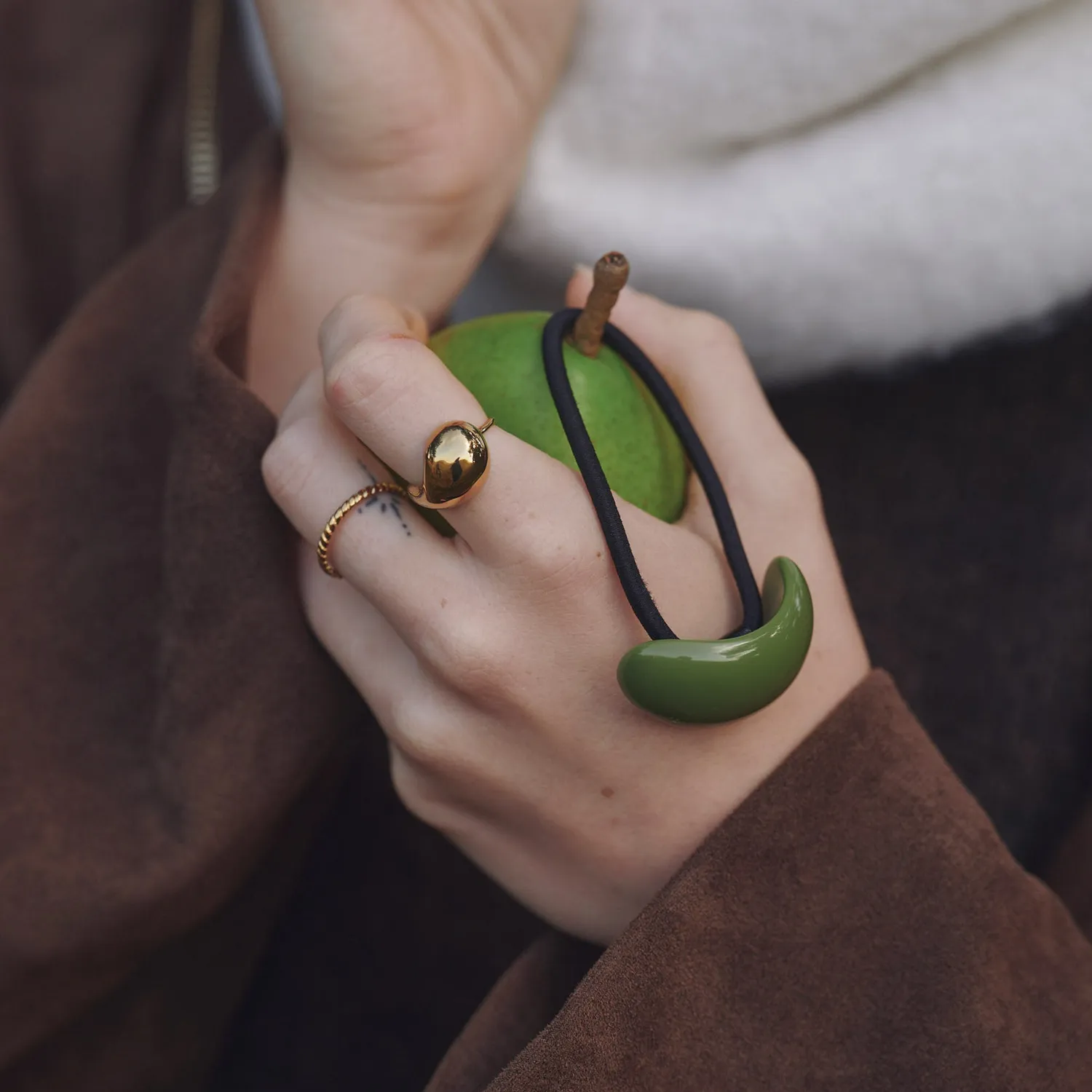 Timi of Sweden Farah statement ring Guld rustfrit stål