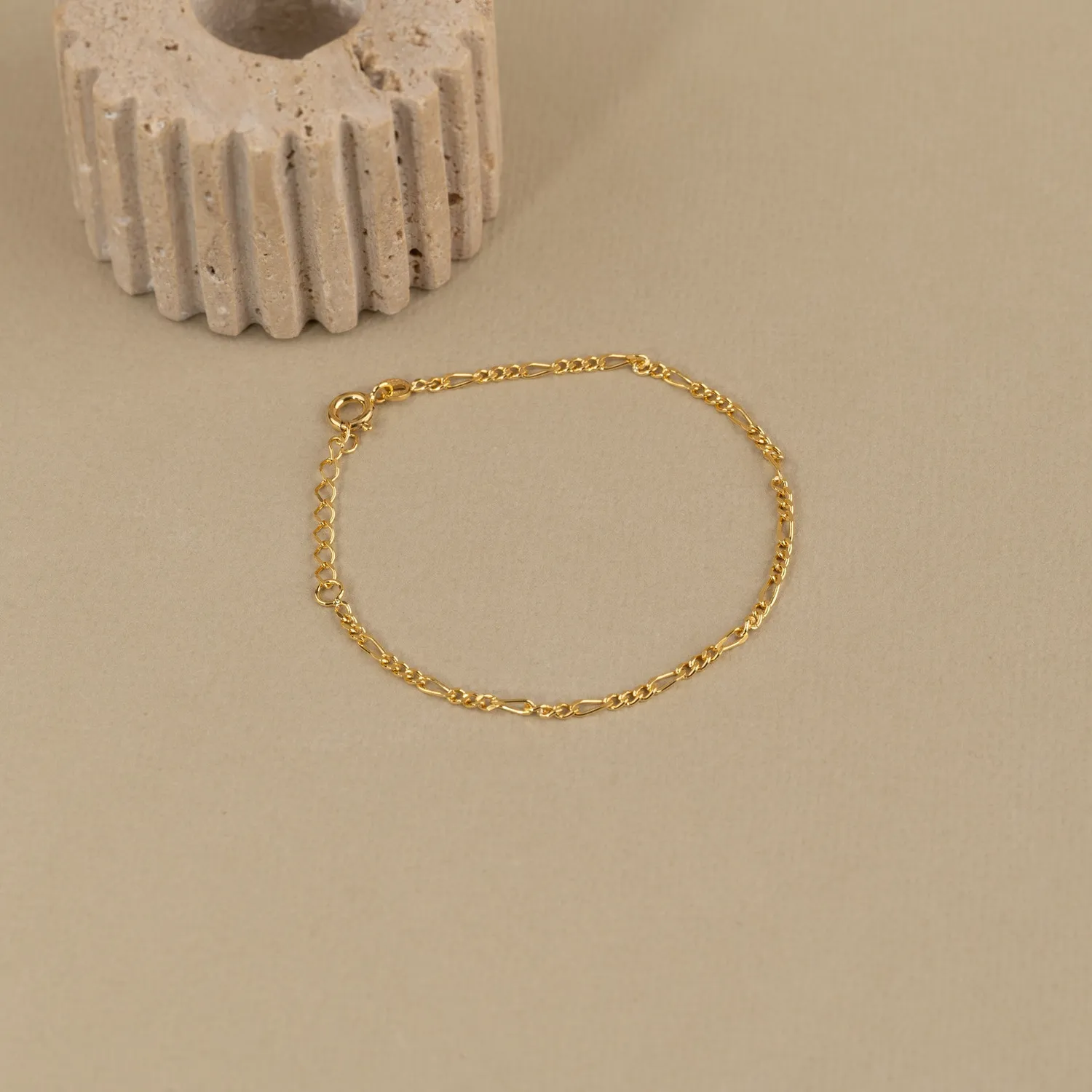 Sisi Copenhagen Uma figaroarmbånd forgyldt 16-19 cm