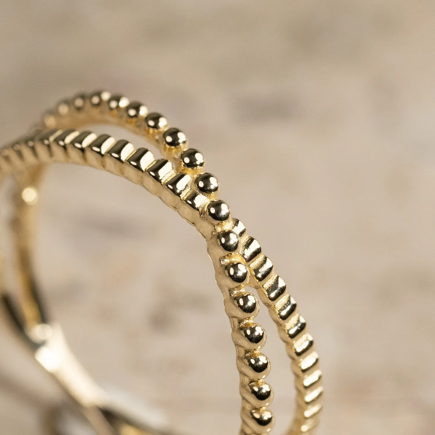 Sisi Copenhagen Clarissa guldring 9 kt kryds
