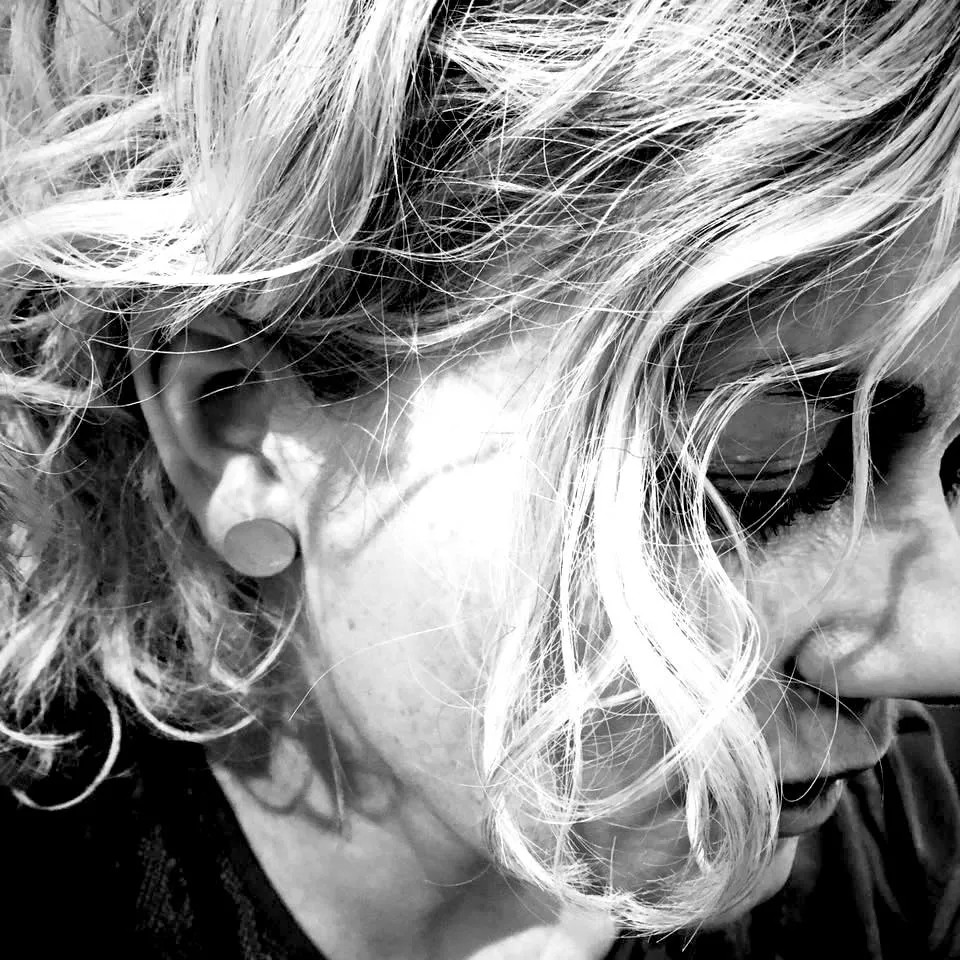 Sunshine & She stor rund stik ørestikker messing 14 mm
