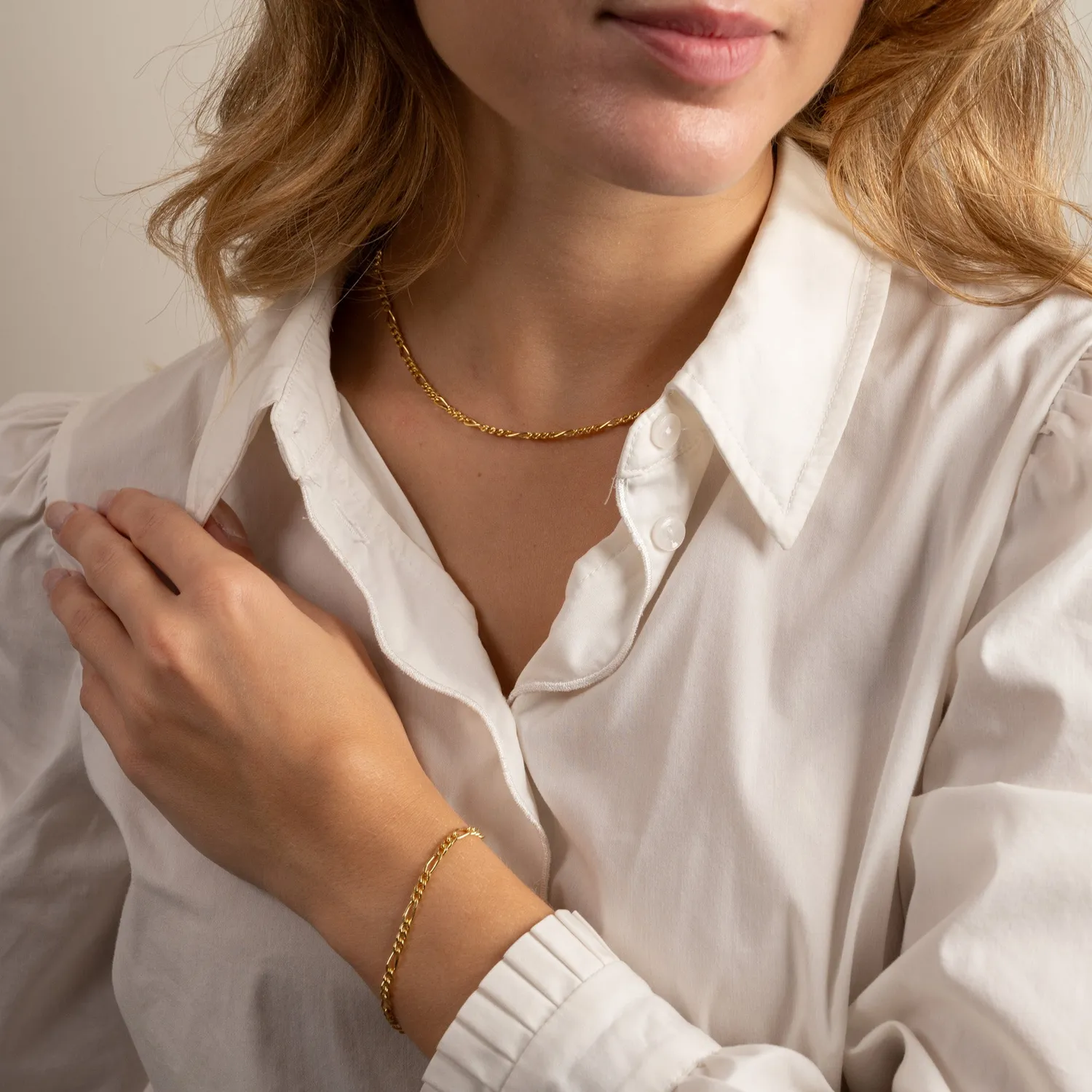Sisi Copenhagen Uma armbånd medium figaro guld