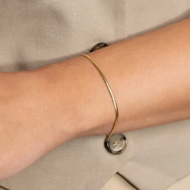 Sisi Copenhagen Sigga Golden armbånd forgyldt 16+4 cm