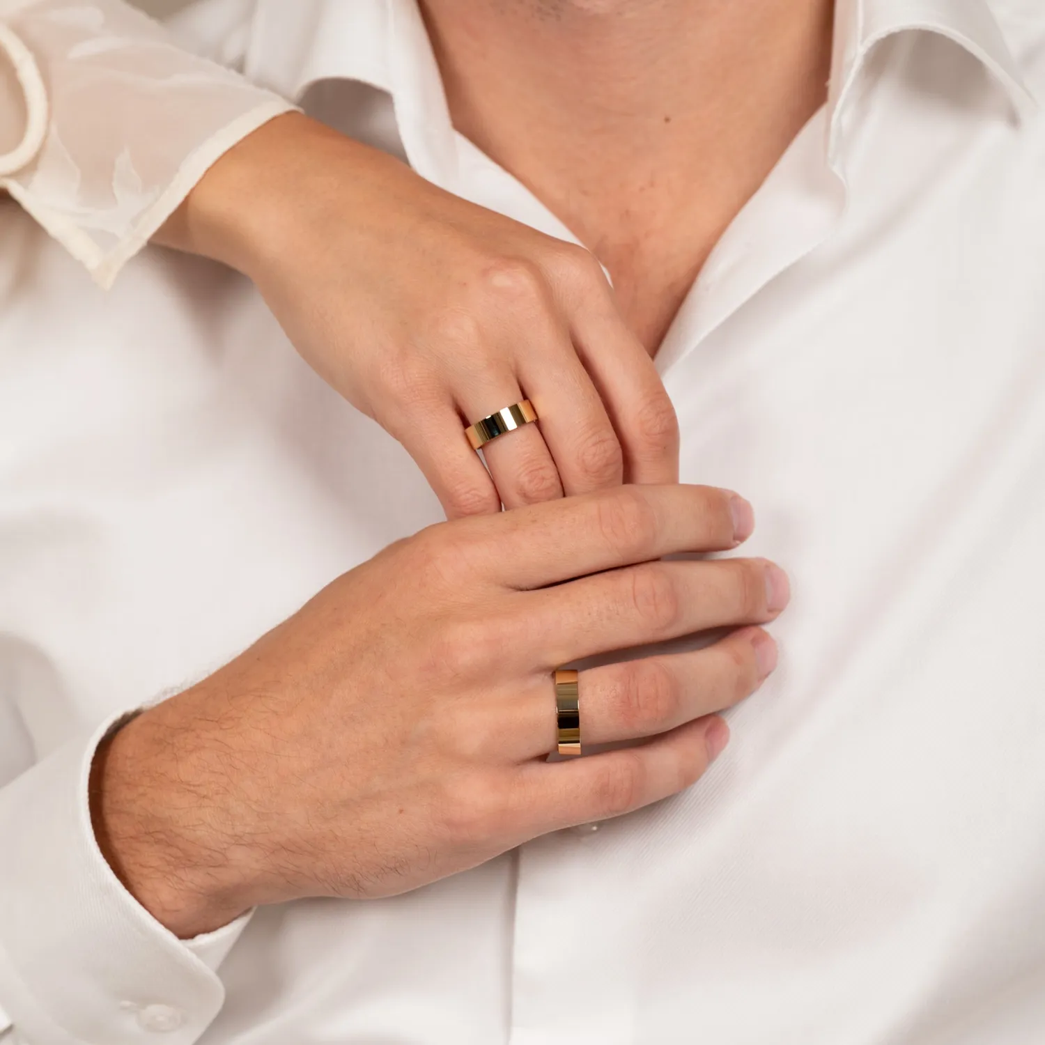 Sisi Copenhagen Flat Comfort vielsesring guld 7 mm