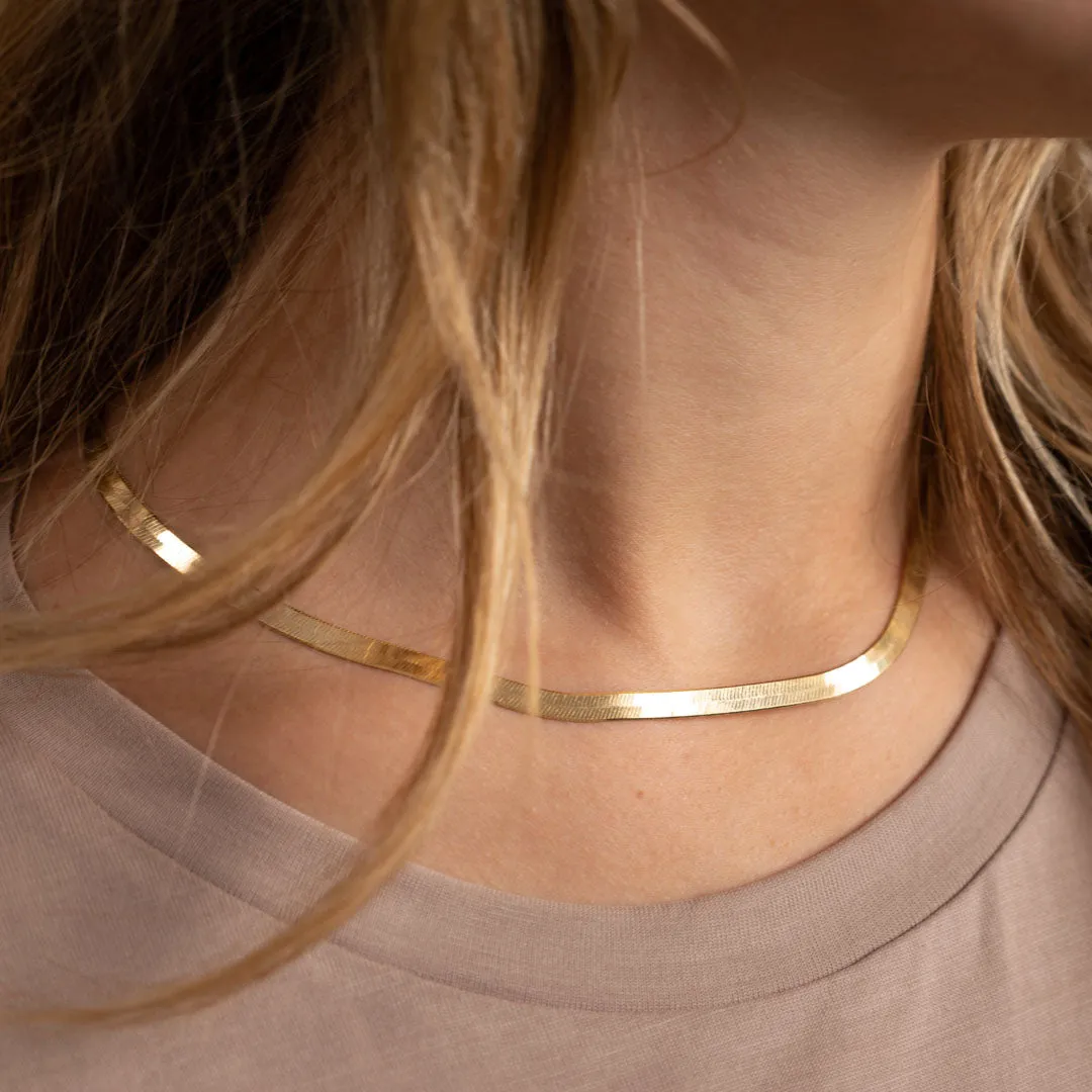 Sisi Copenhagen Aya Golden smykkesæt forgyldt halskæde+armbånd