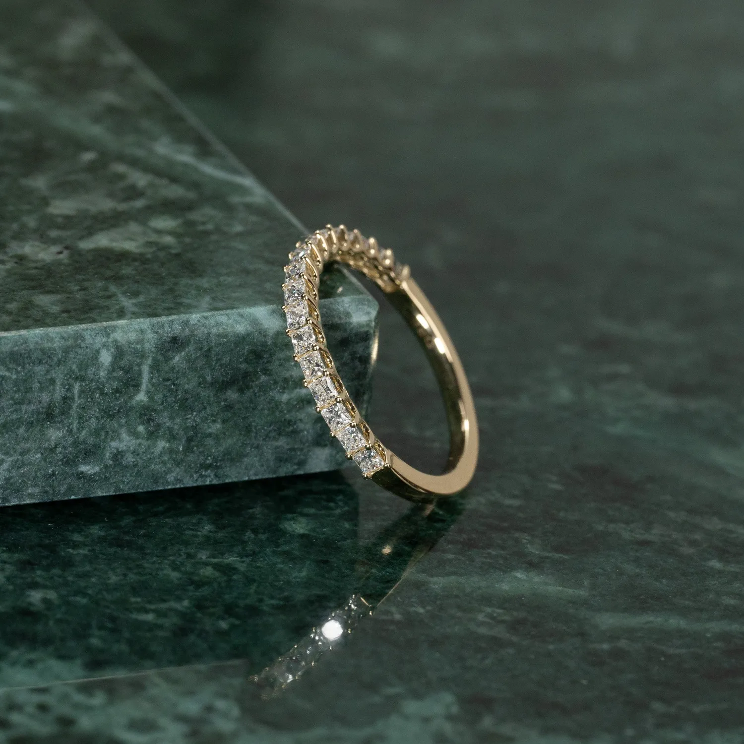 Sisi Copenhagen Princess-Cut alliance ring guld 0,5 ct