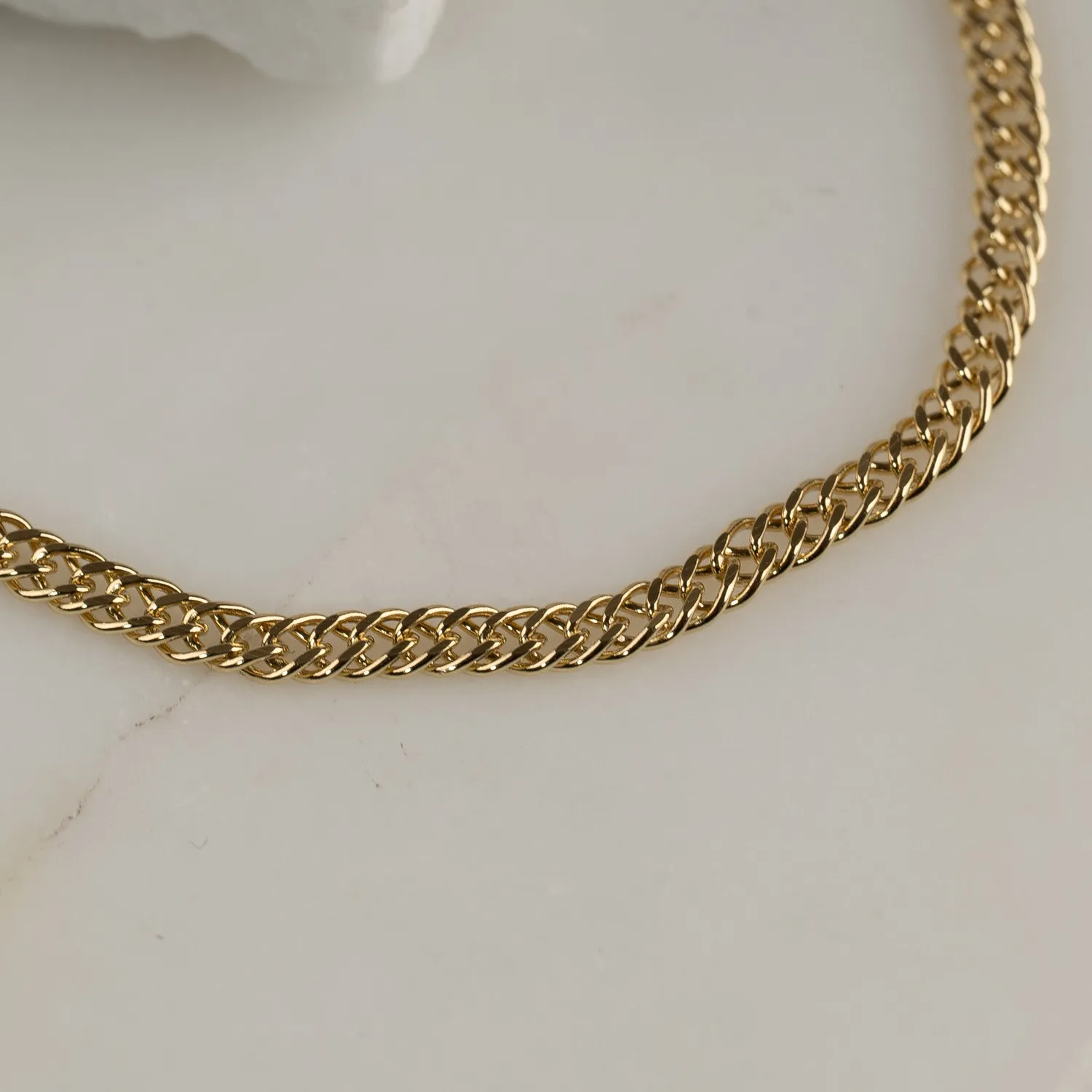 Sisi Copenhagen Mynte armbånd 9 karat guld 16-19 cm