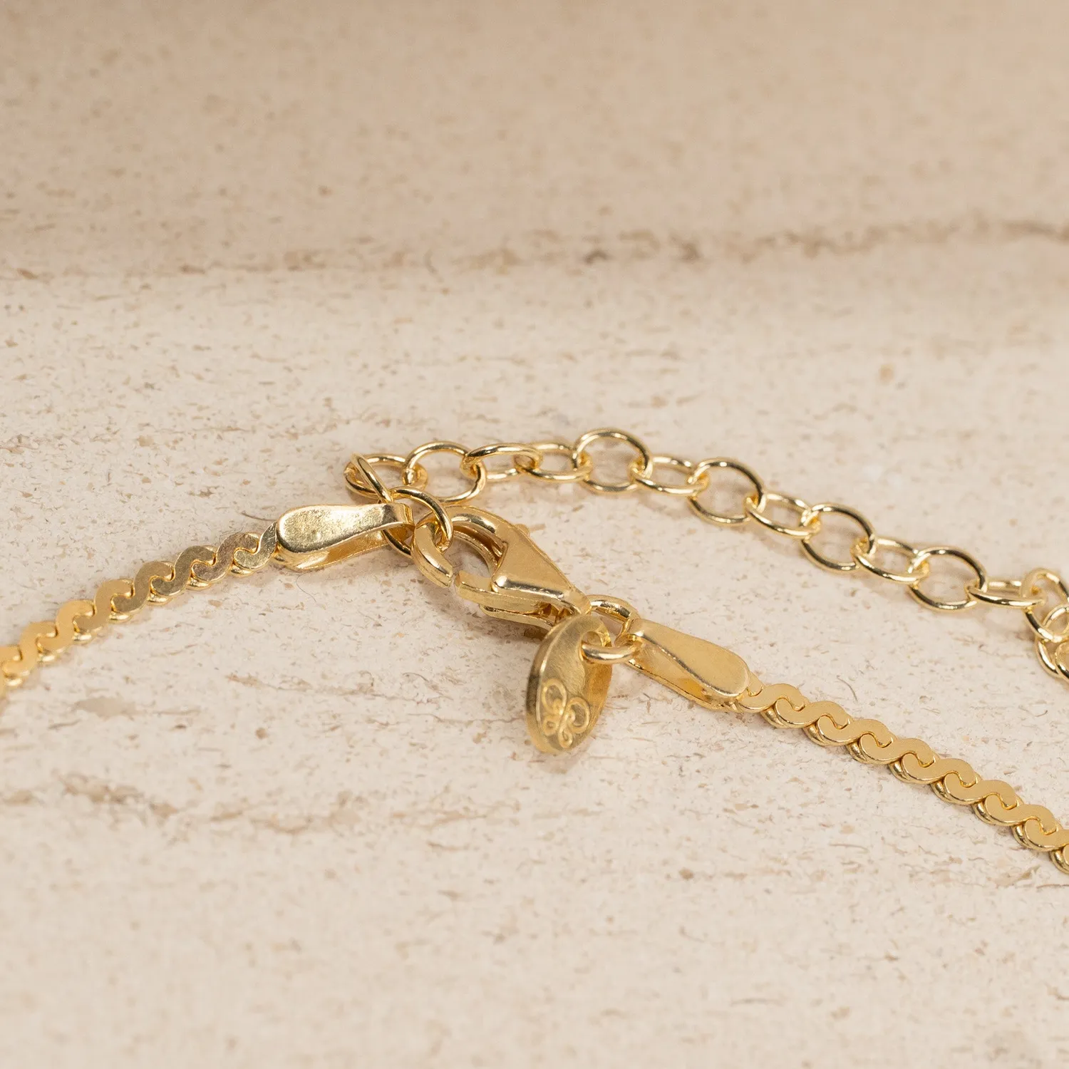 Sisi Copenhagen Selma Golden armbånd 16+4 cm forgyldt
