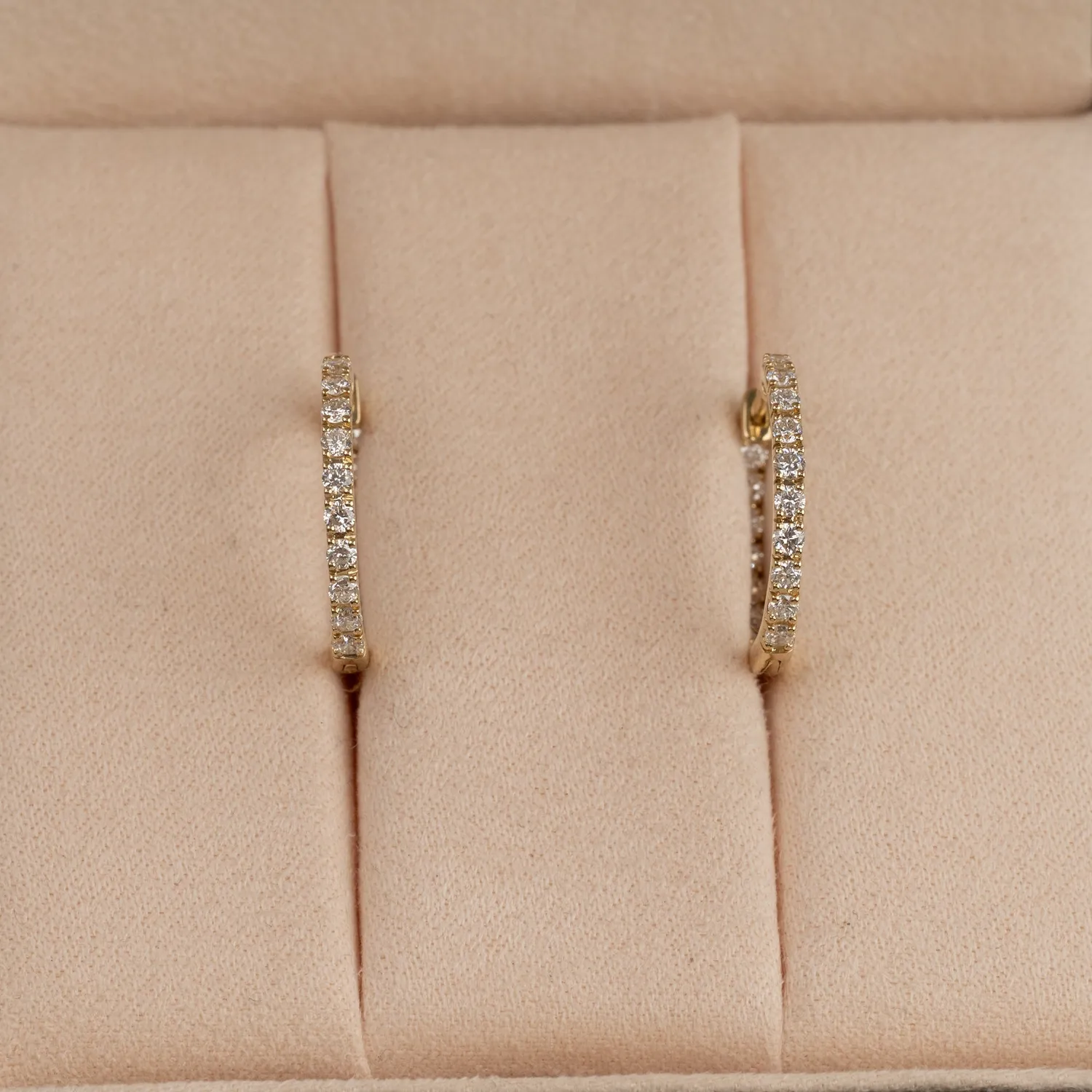 Sisi Copenhagen Double Set Lab-Diamond creoler 1,0 ct 14 kt guld
