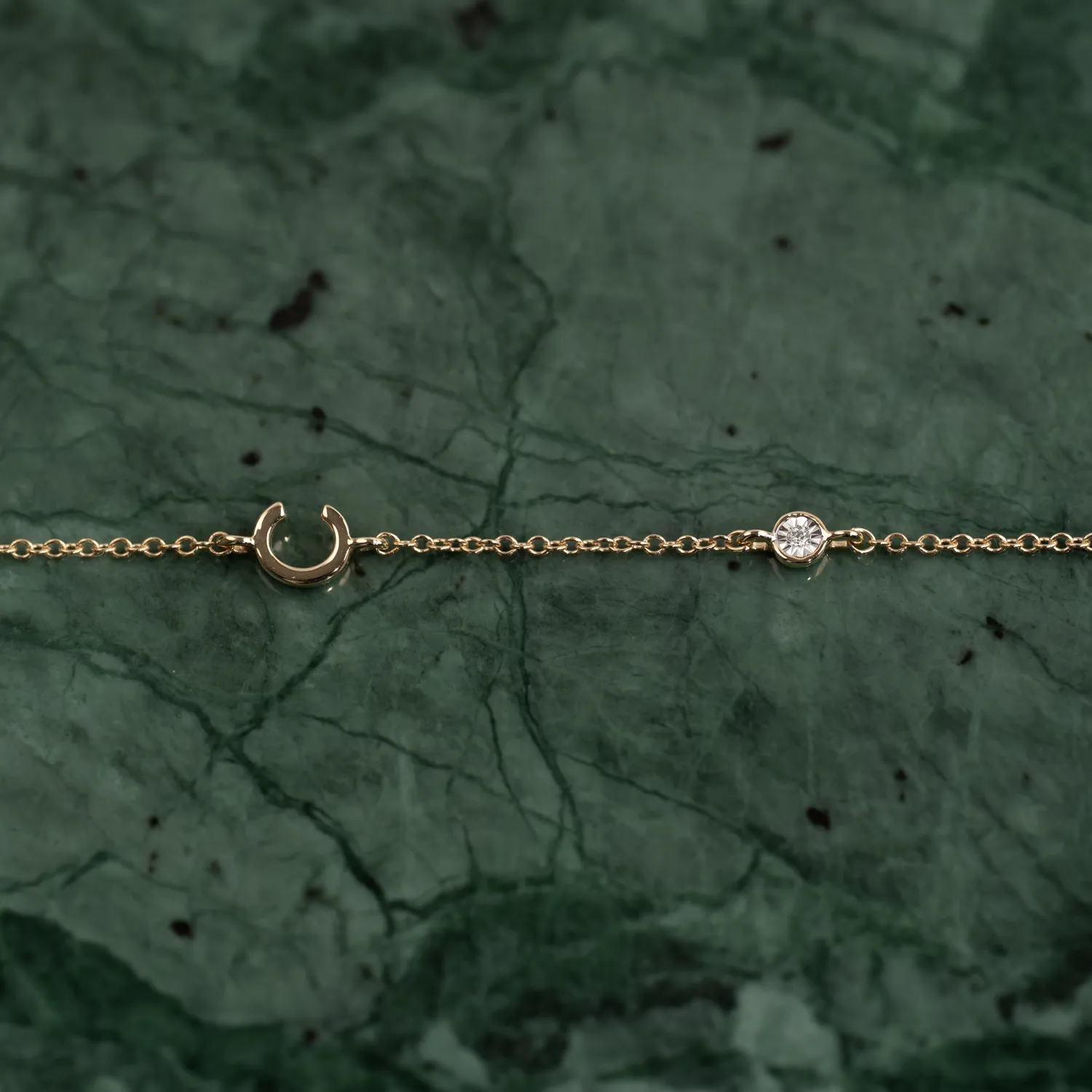Sisi Copenhagen Letter Lab-Diamond armbånd guld 0,01 ct