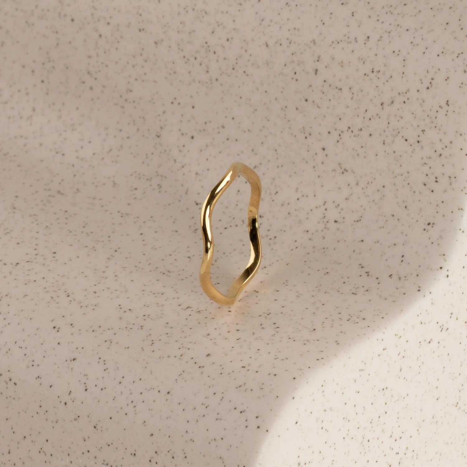 Sisi Copenhagen Gaia ring forgyldt sterlingsølv 2,5 mm