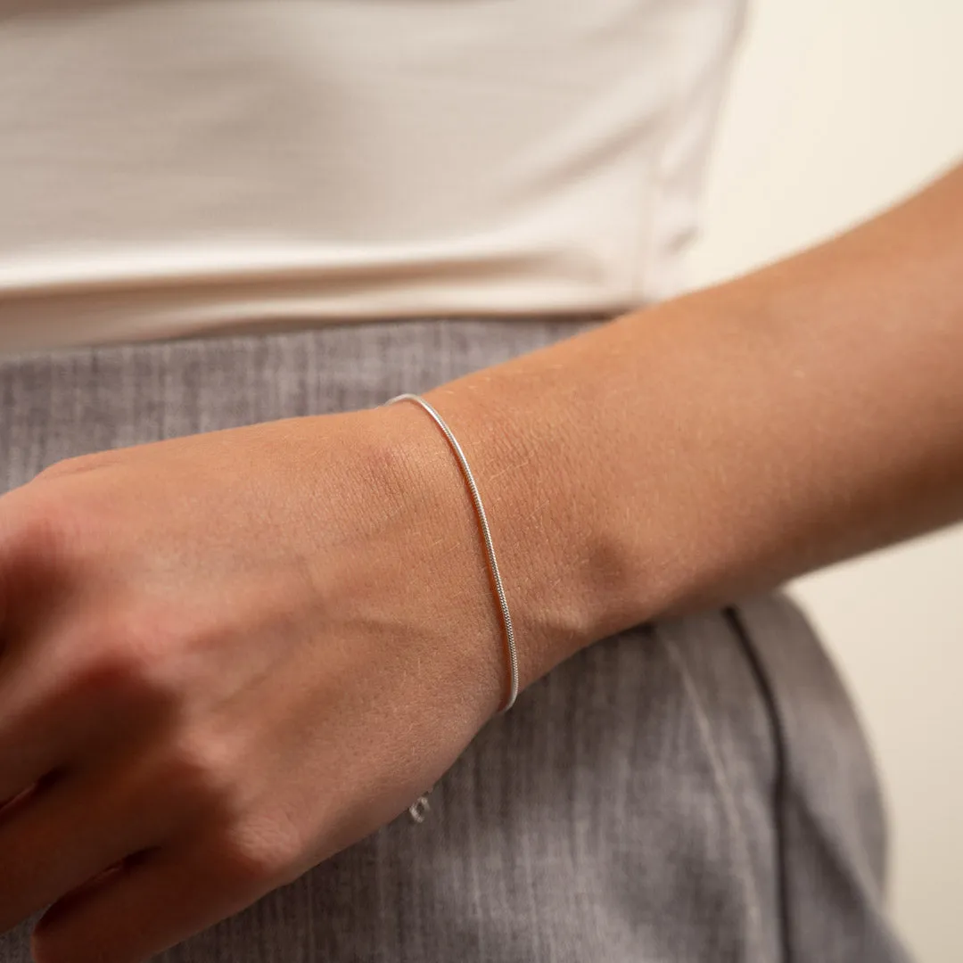 Sisi Copenhagen Cornelia armbånd sølv 15,5+4 cm
