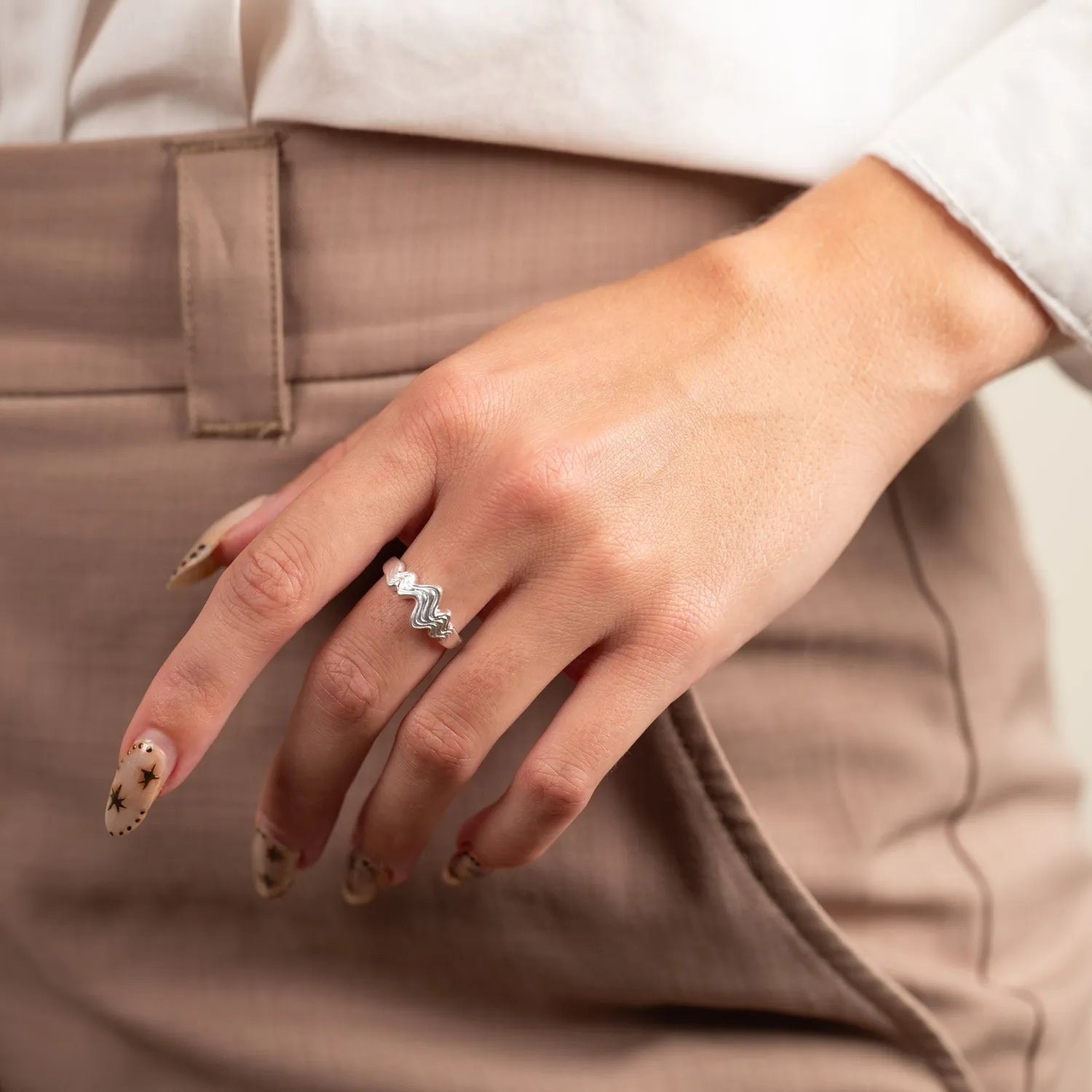 Sisi Copenhagen Moana ring sterlingsølv 9 mm