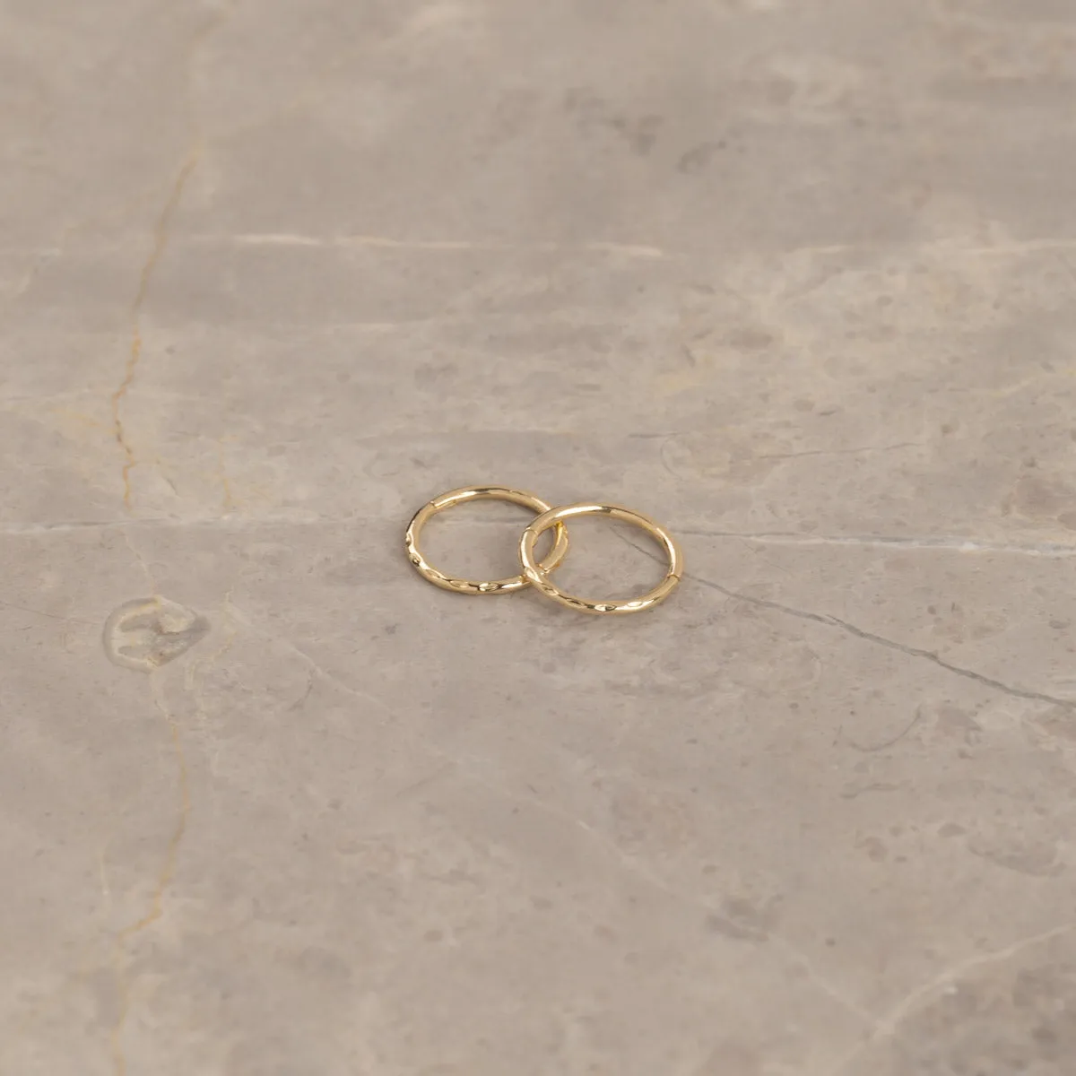 Sisi Copenhagen Olivia creoler massiv 9 kt guld 12 mm