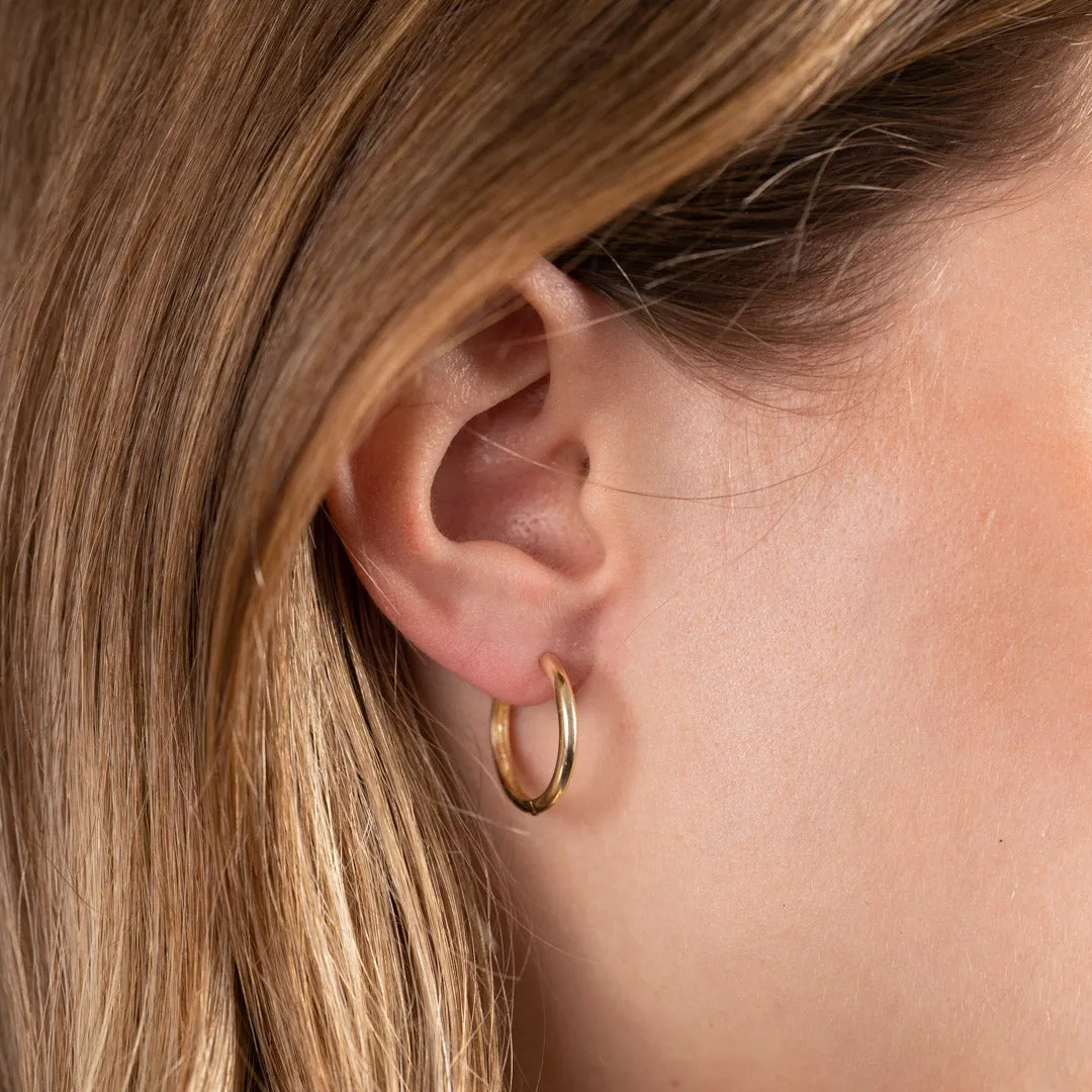 Sisi Copenhagen Nancy creoler par 20 mm 9 kt guld