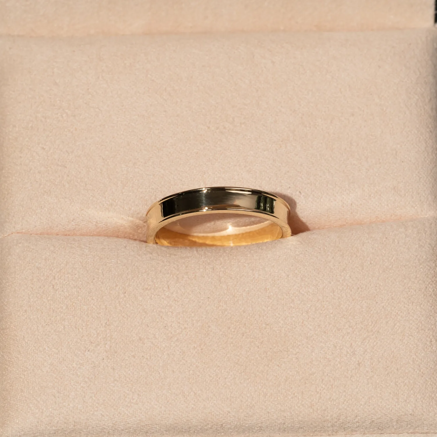 Sisi Copenhagen Lineage vielsesring guld 14 kt 4 mm