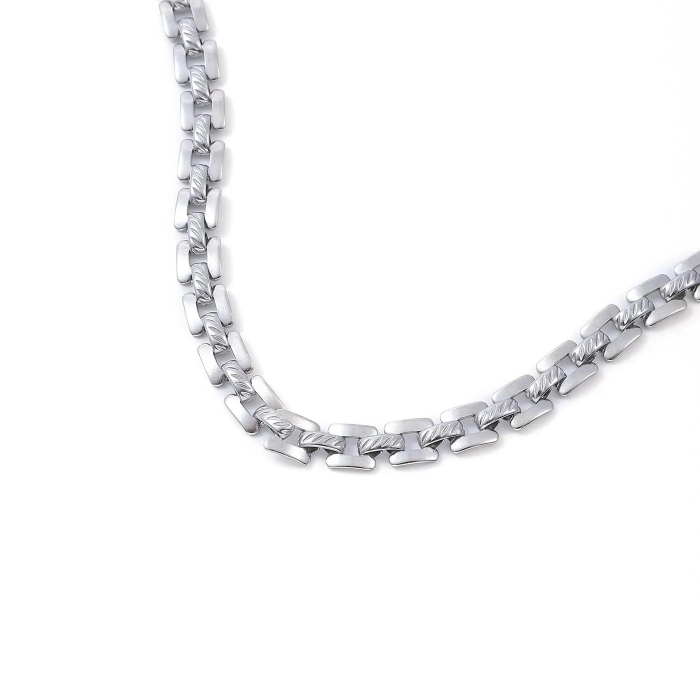 TIMI OF SWEDEN Olivia Bismarck armbånd 16 cm sølv