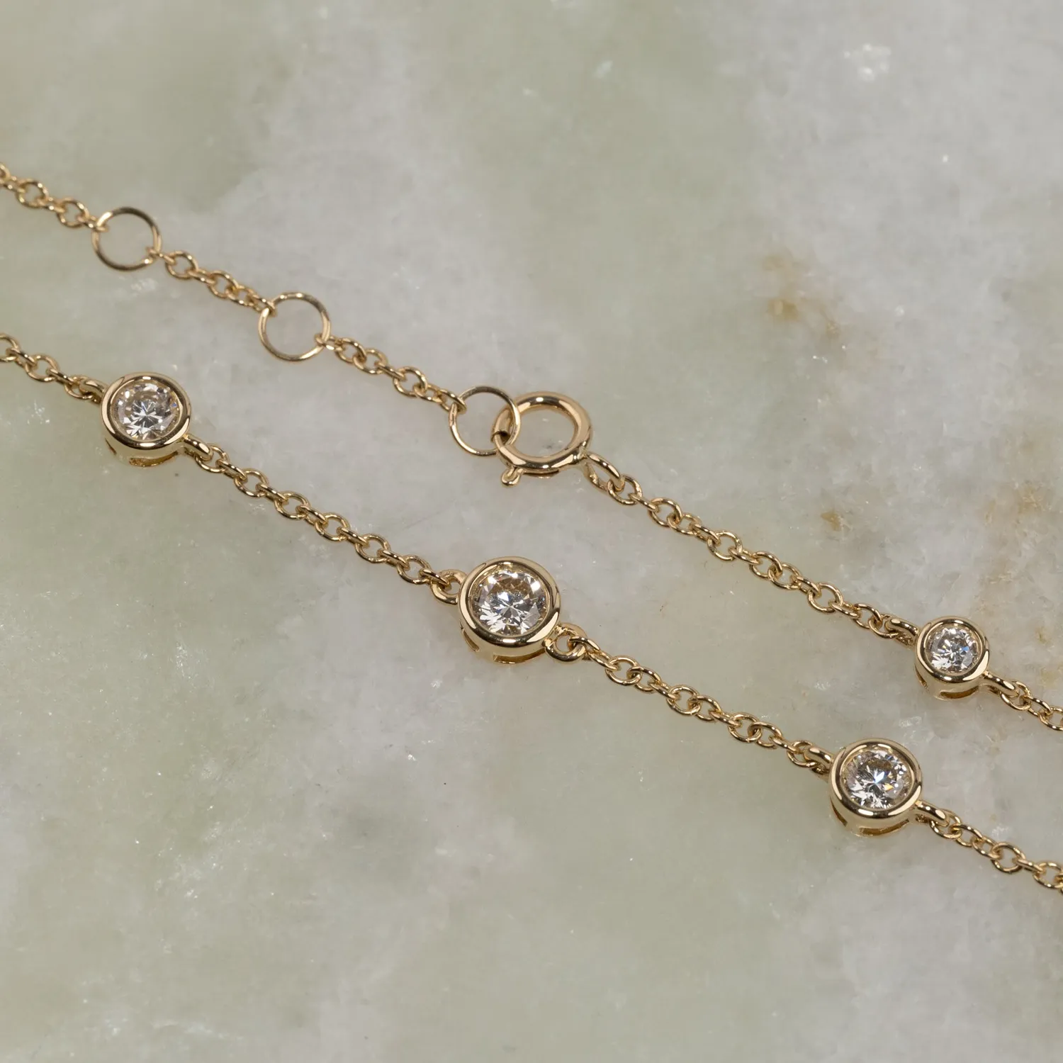 Sisi Copenhagen Diamond armbånd 14 kt guld 0,75 ct