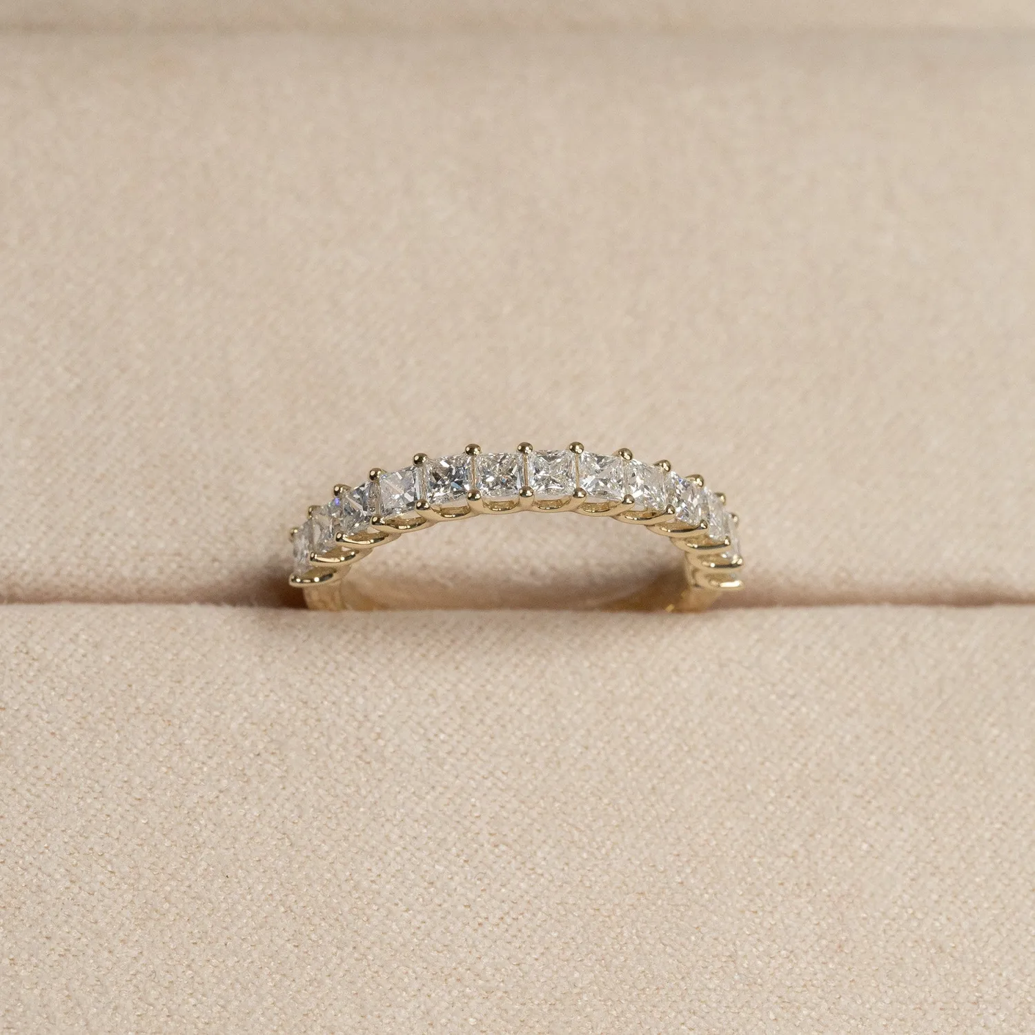 Sisi Copenhagen Princess-Cut alliance ring 1,0 ct 14 kt guld