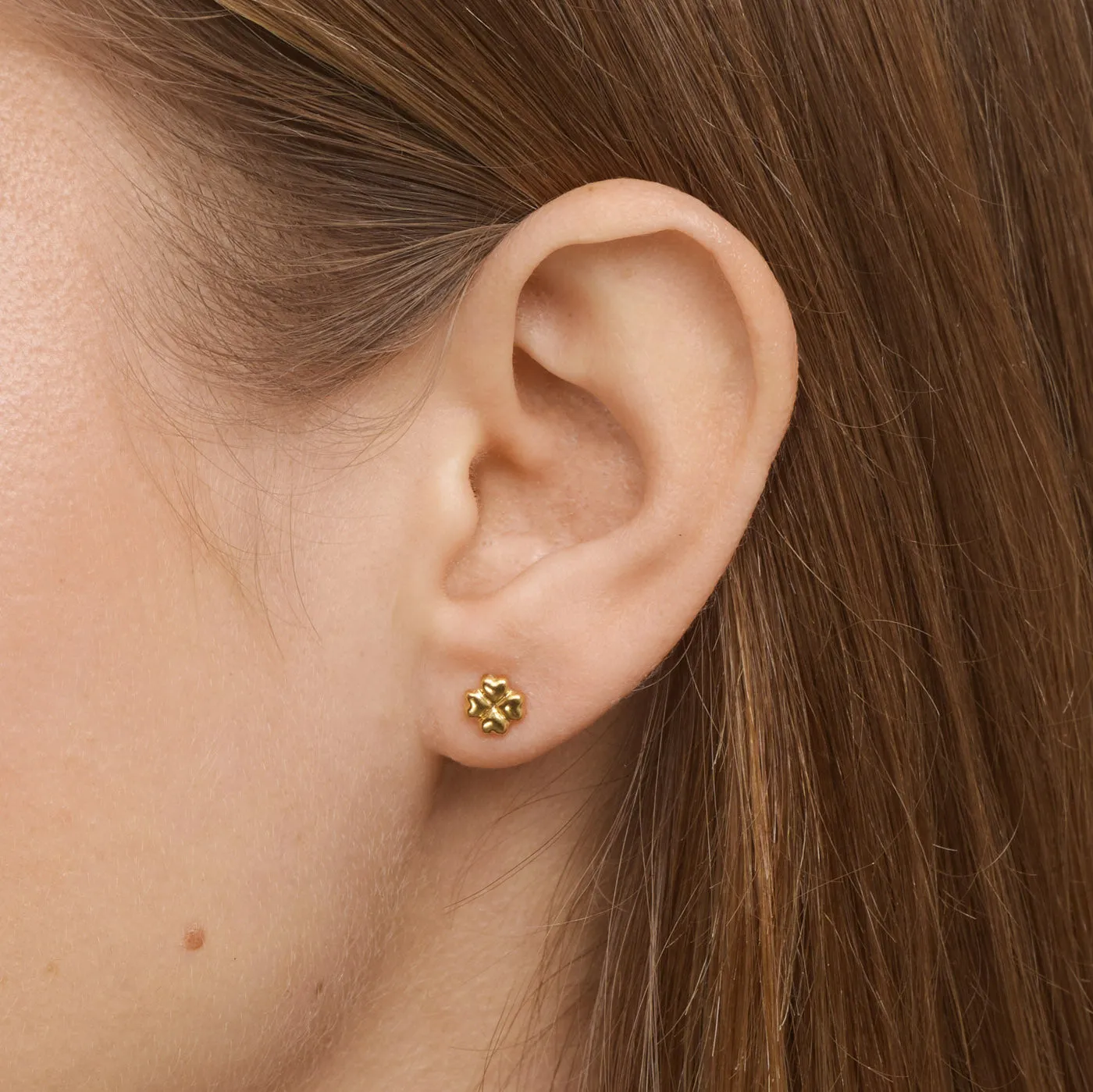 TIMI OF SWEDEN Alexa Clover mini stud øreringe par 6,3 mm