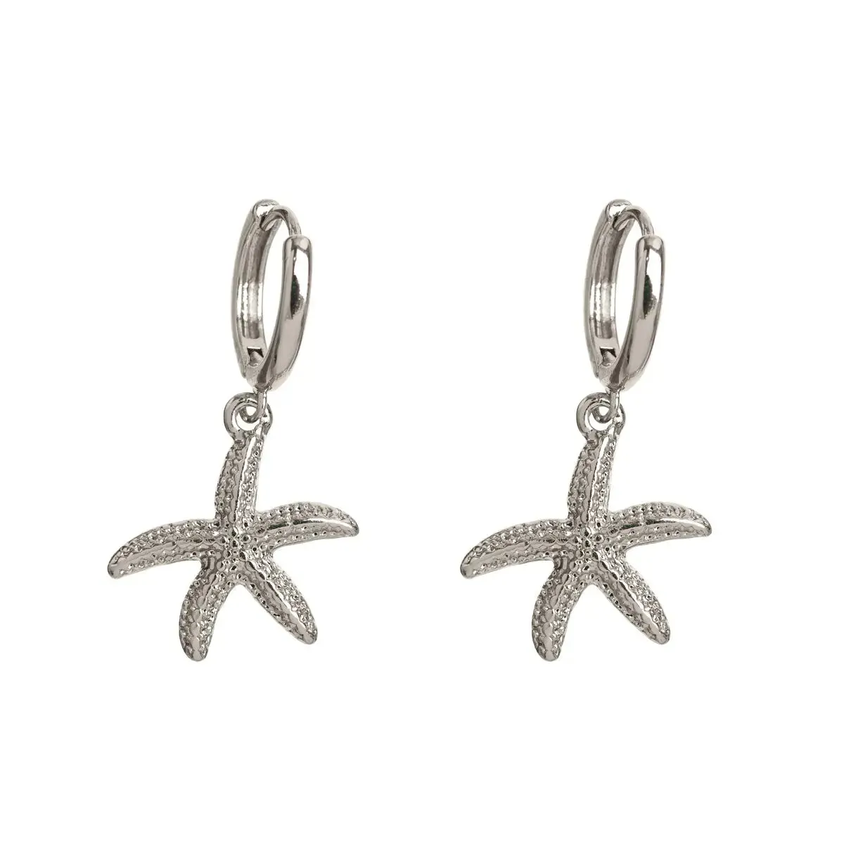 TIMI OF SWEDEN Starfish hoop øreringe forgyldt
