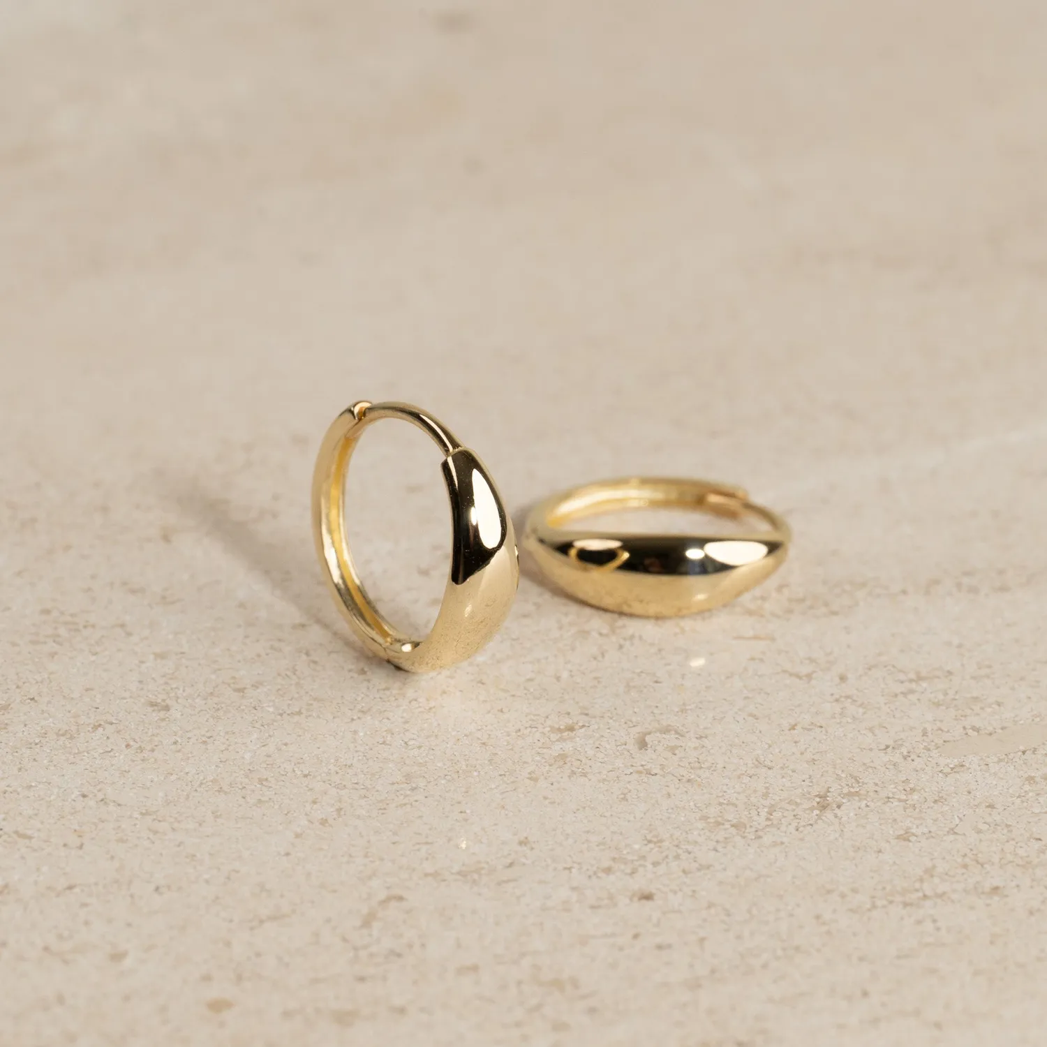Sisi Copenhagen Karmen creoler 9 kt guld 15 mm