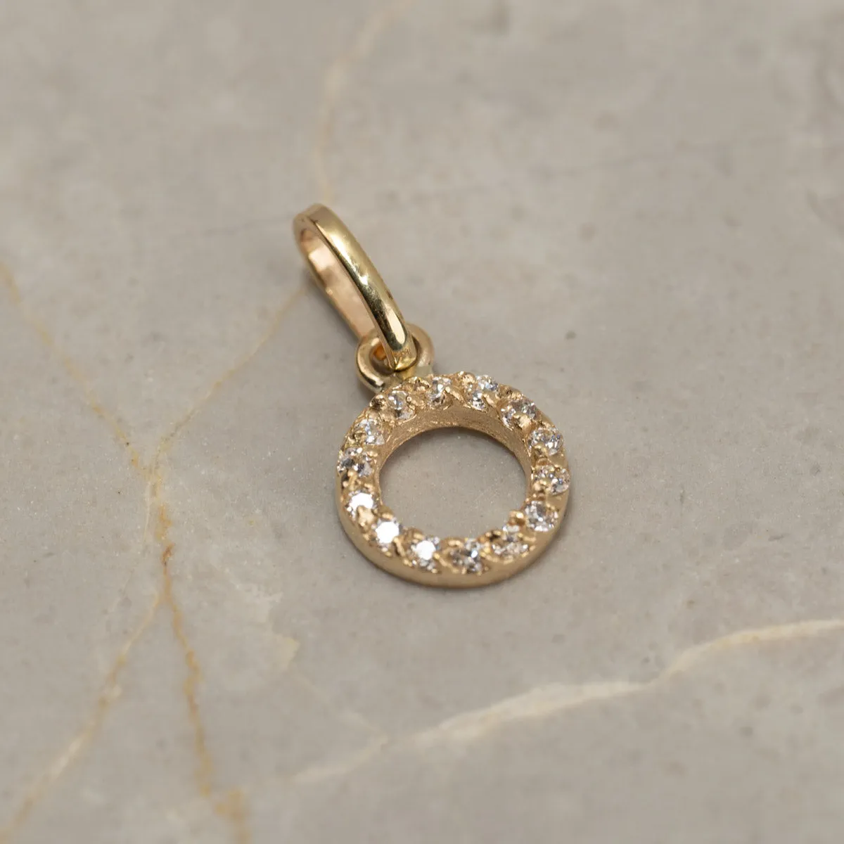 Sisi Copenhagen Gloria Crystal vedhæng 9 kt guld zirkon