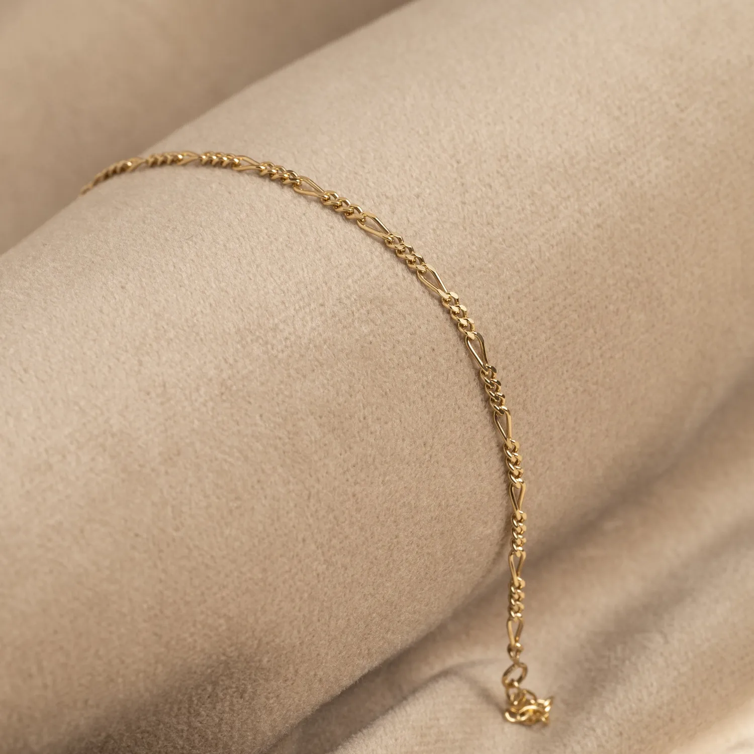 Sisi Copenhagen Uma Figaro armbånd massivt guld 16+3 cm