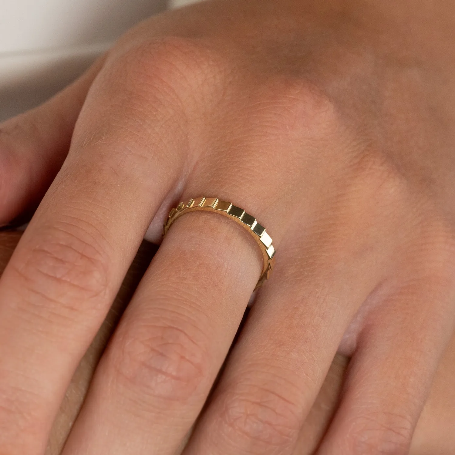 Sisi Copenhagen Axelle ring massiv 9 kt guld