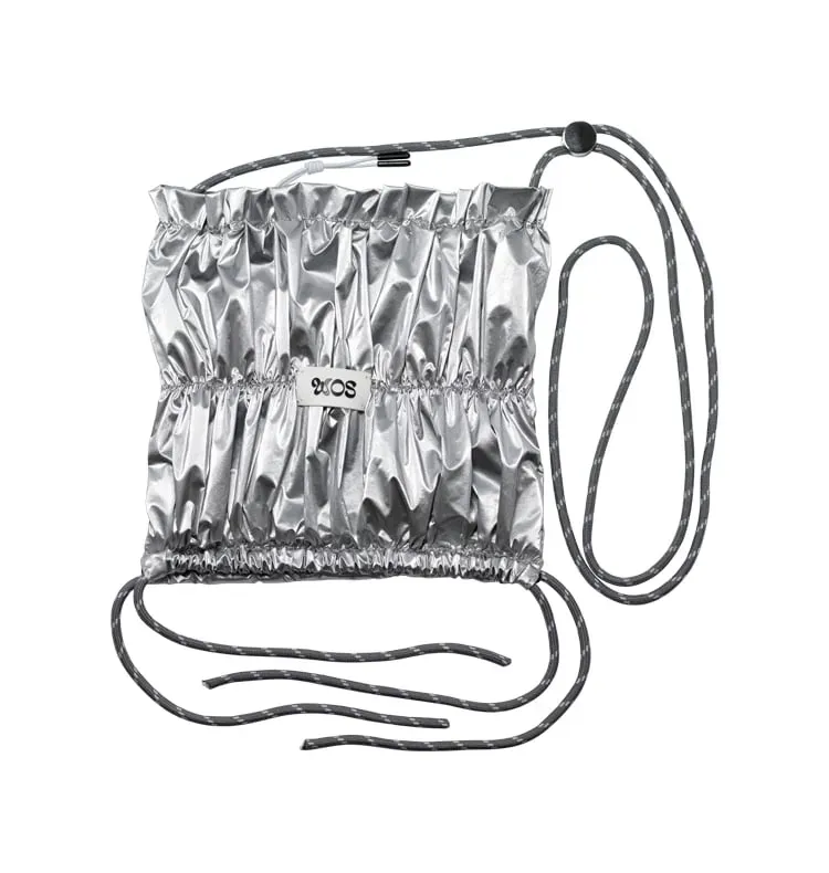Wos Vilda taske sølv nylon crossbody