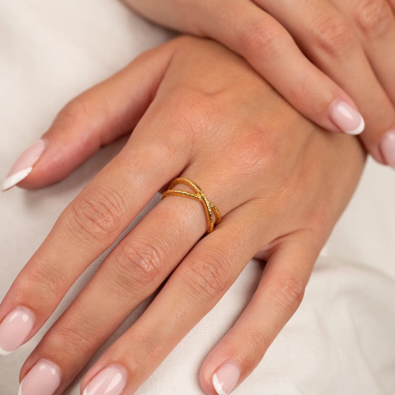 Sisi Copenhagen Winnie ring forgyldt rå