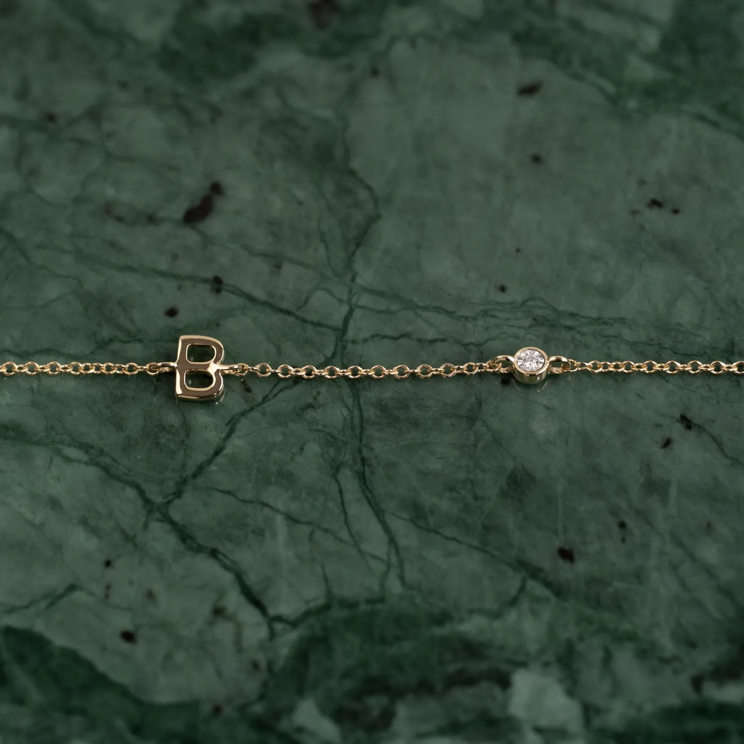 Sisi Copenhagen Letter Lab-Diamond armbånd guld 0,01 ct