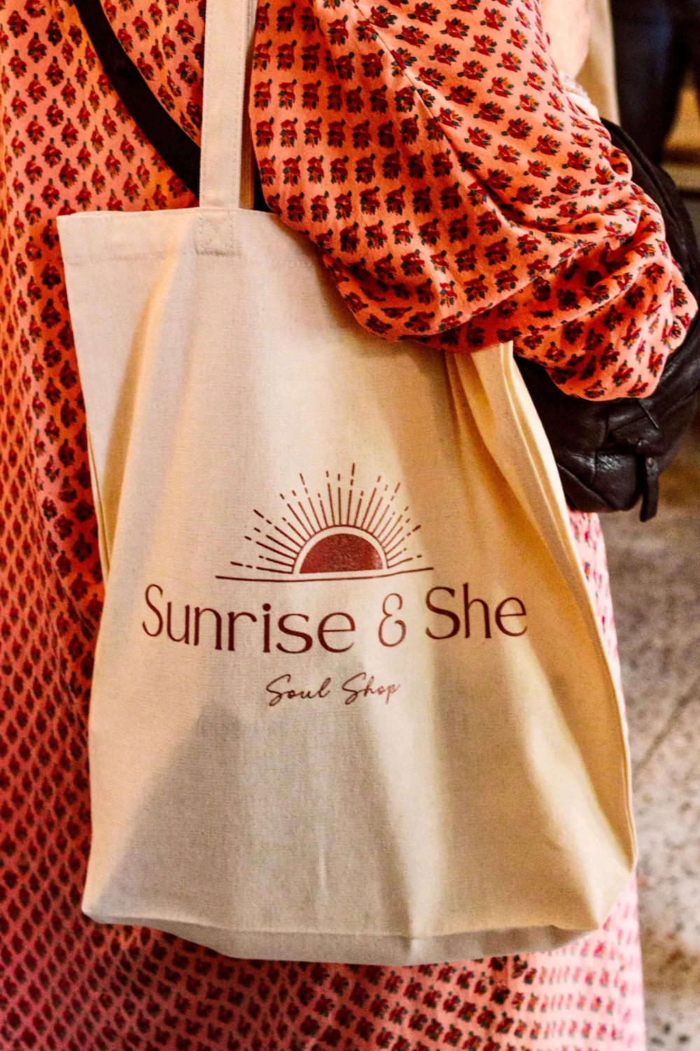 Sunshine & She Luksus Mulepose bomuld 39x41cm økologisk