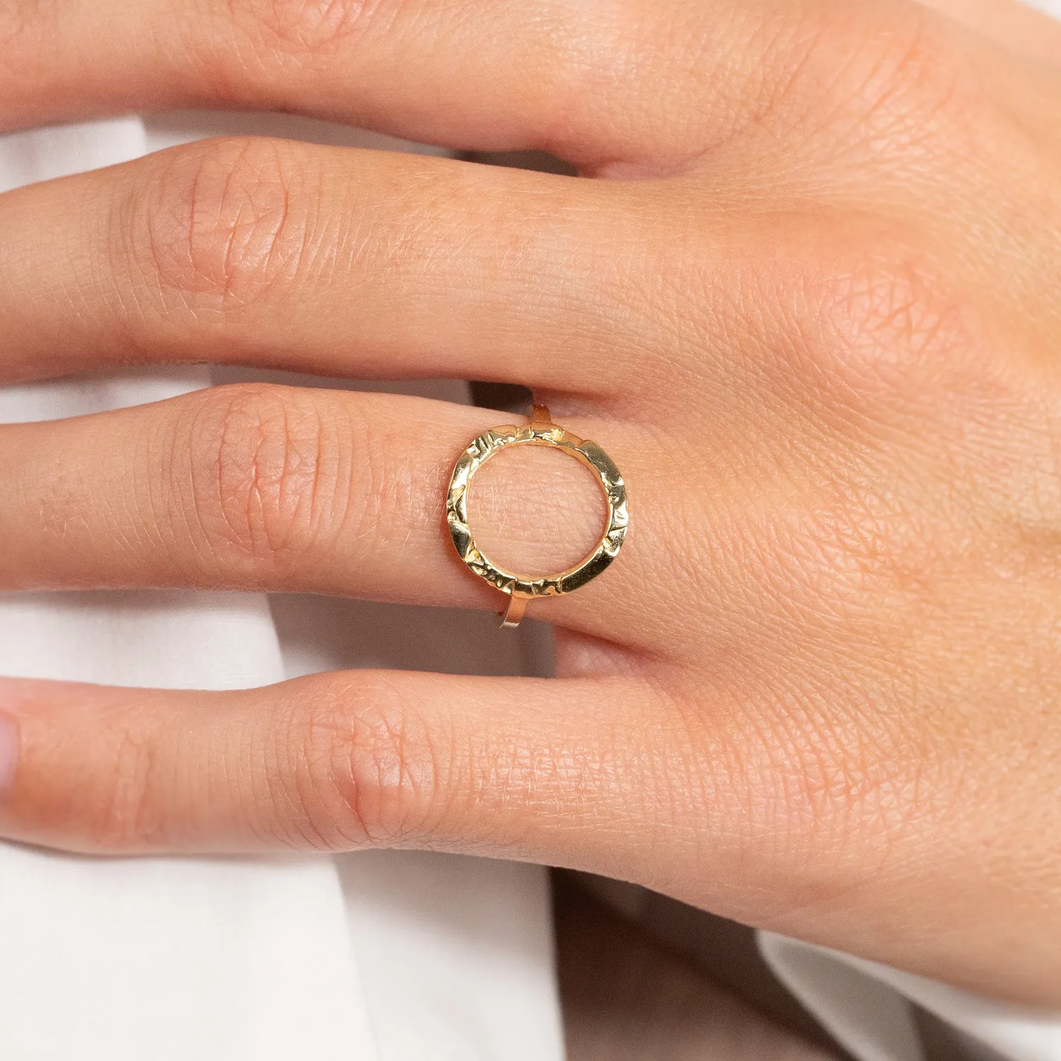 Sisi Copenhagen Sierra ring massivt guld 9 kt