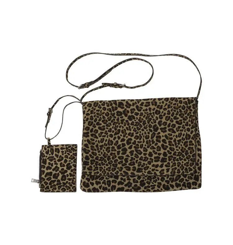 Wos WOS UP Doris taske brun leopard 30 cm