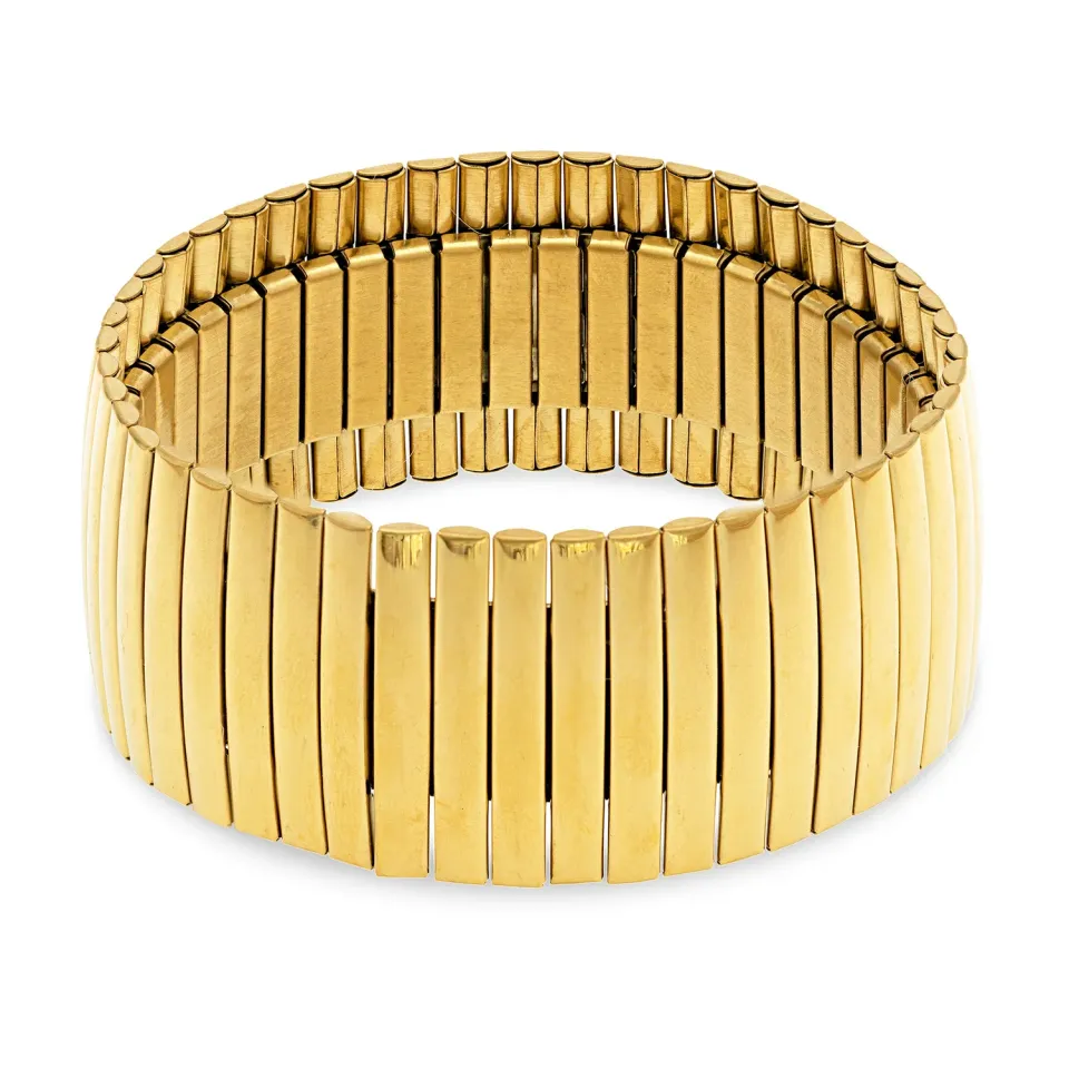 Timi of Sweden Cisi elastisk armbånd guld 28 mm
