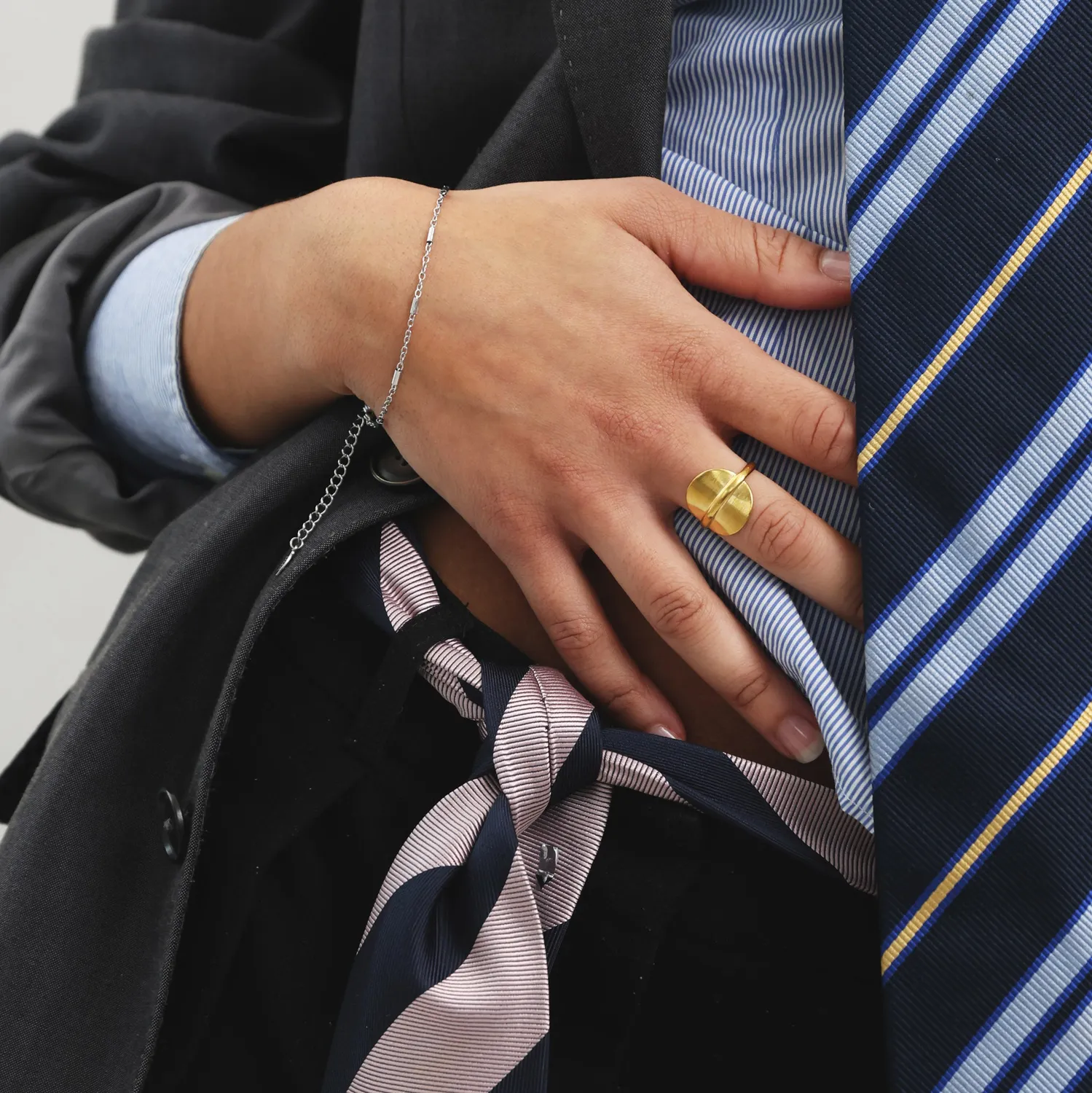 TIMI OF SWEDEN Jiselle statement ring guld forgyldt