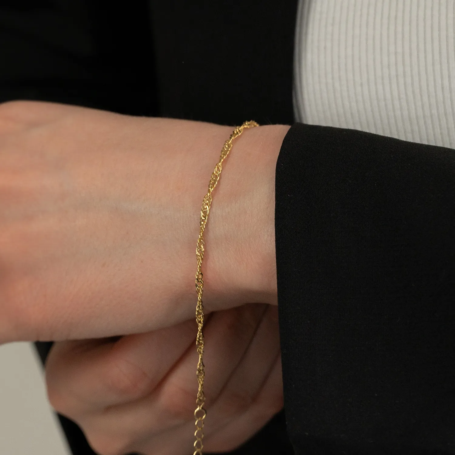 Sisi Copenhagen Leonora armbånd forgyldt 16-20 cm