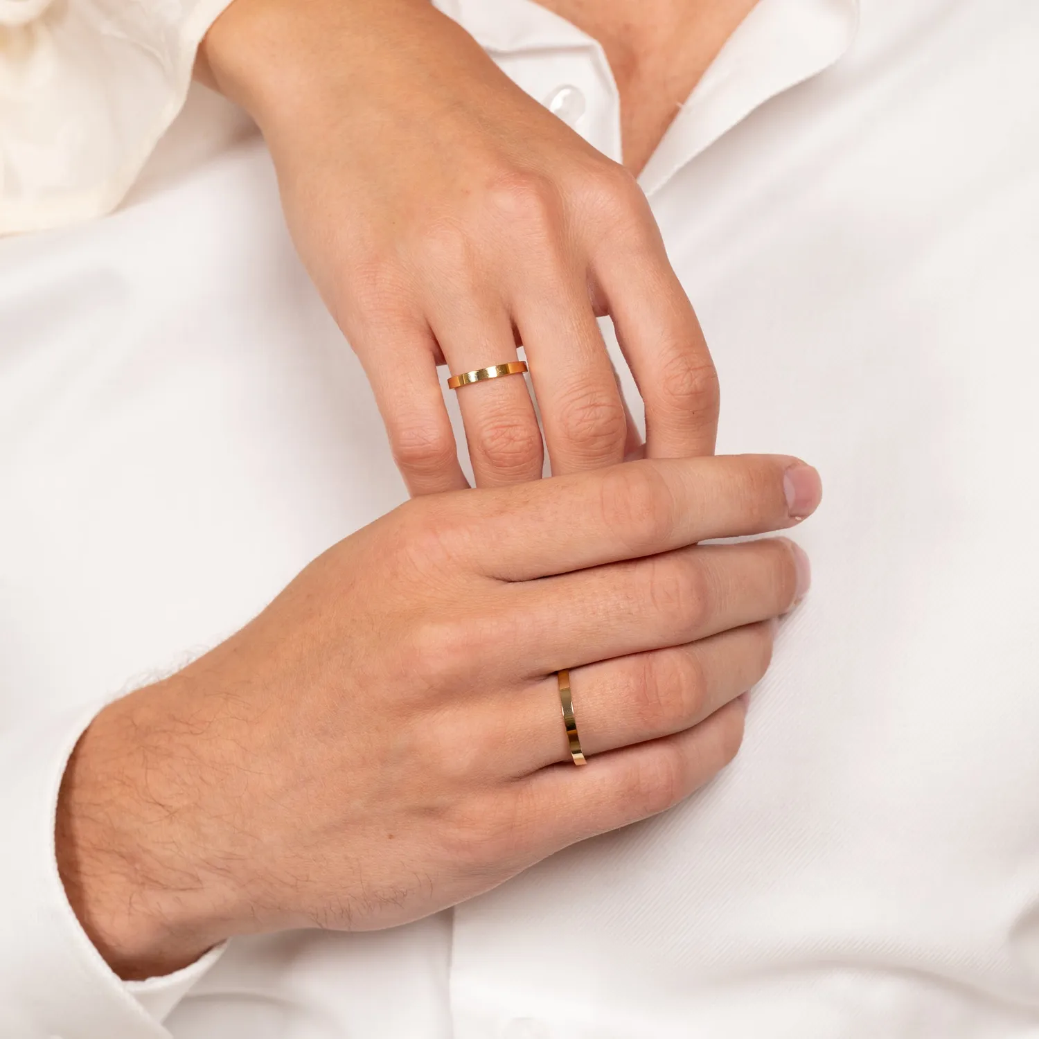 Sisi Copenhagen Flat Comfort vielsesring guld 2,5 mm 14 kt