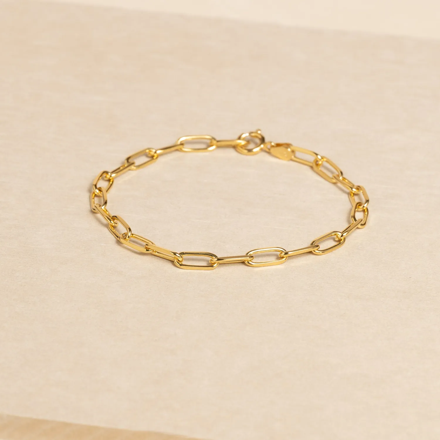 Sisi Copenhagen Alma Large Link armbånd forgyldt 19 cm chunky
