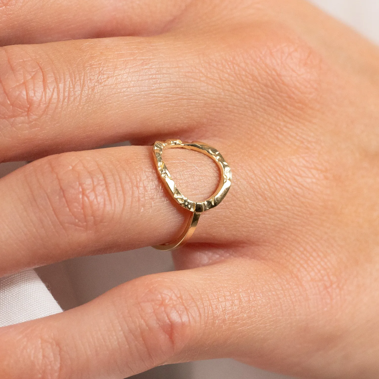 Sisi Copenhagen Sierra ring massivt guld 9 kt