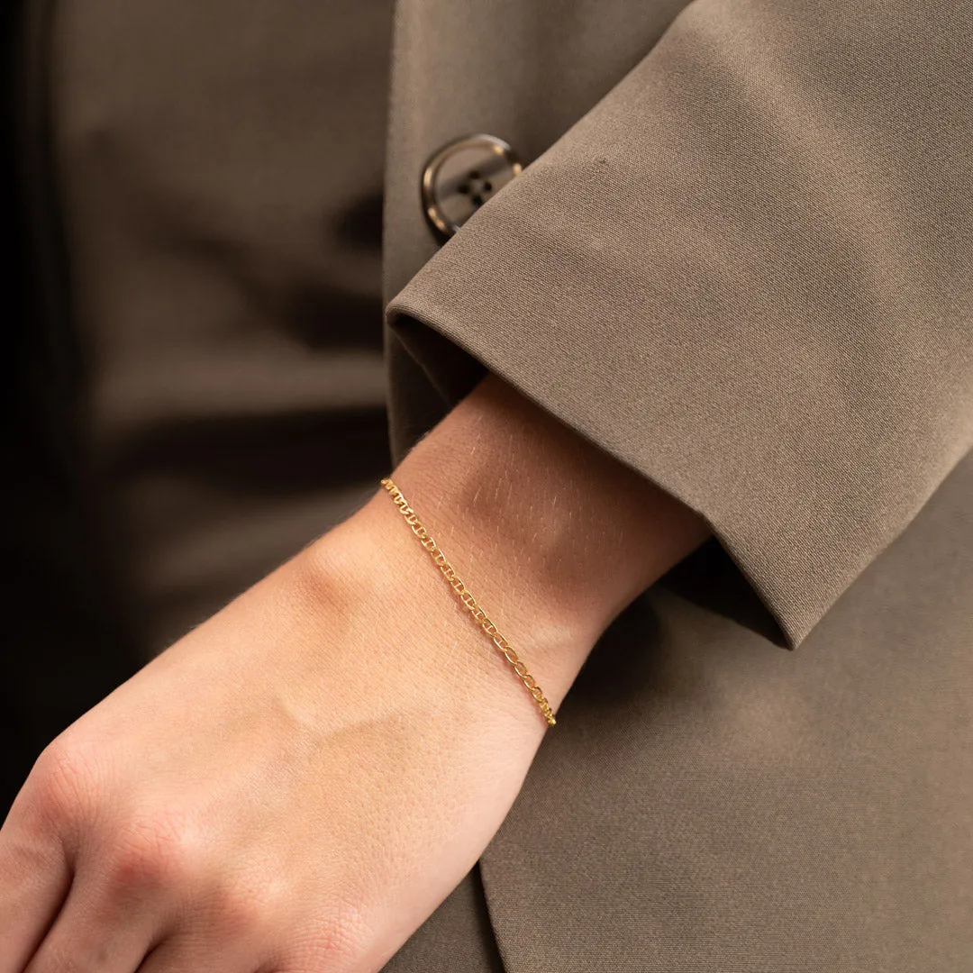 Sisi Copenhagen Auda armbånd forgyldt 2,1mm