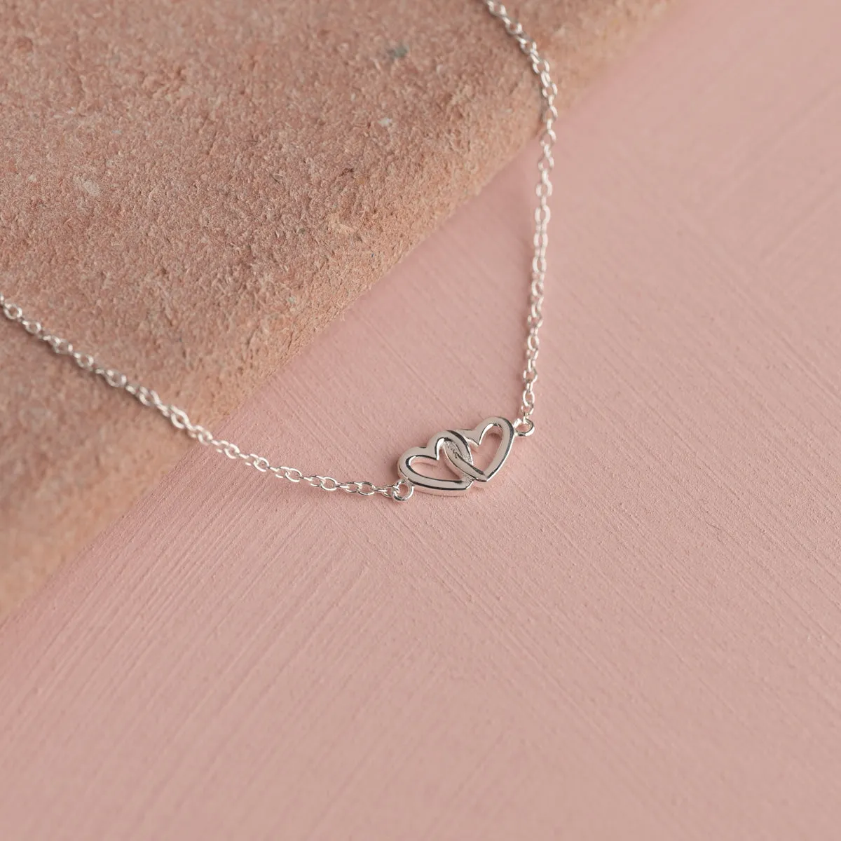 Sisi Copenhagen Adora armbånd sølv hjerter 16+4 cm