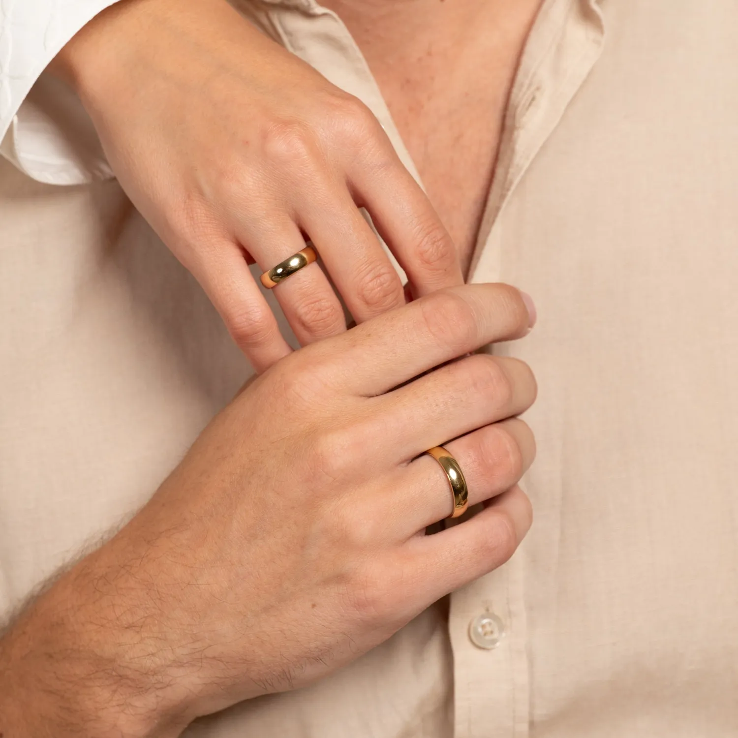 Sisi Copenhagen Classic D-Profil vielsesring 5 mm 14 kt guld