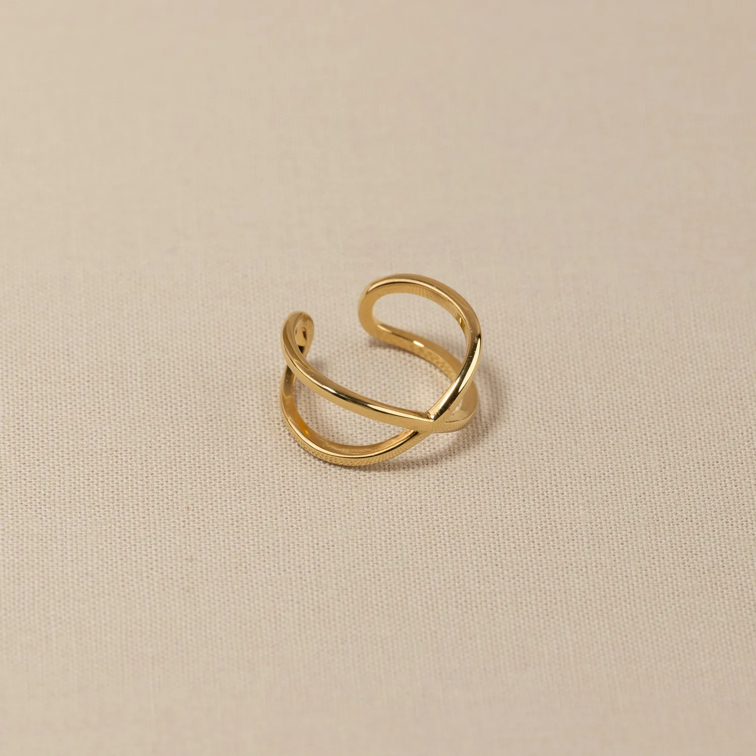 Sisi Copenhagen Anastasia ring forgyldt justerbar