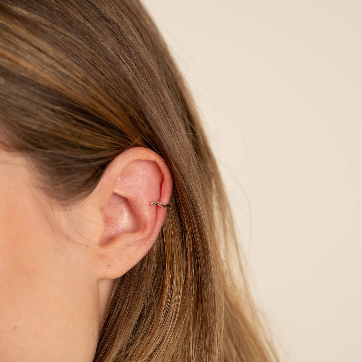 Sisi Copenhagen Galia ear cuff forgyldt sølv 11 mm
