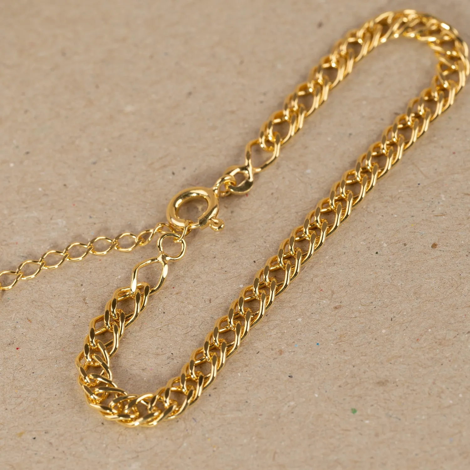 Sisi Copenhagen Mynte armbånd forgyldt large 16 cm