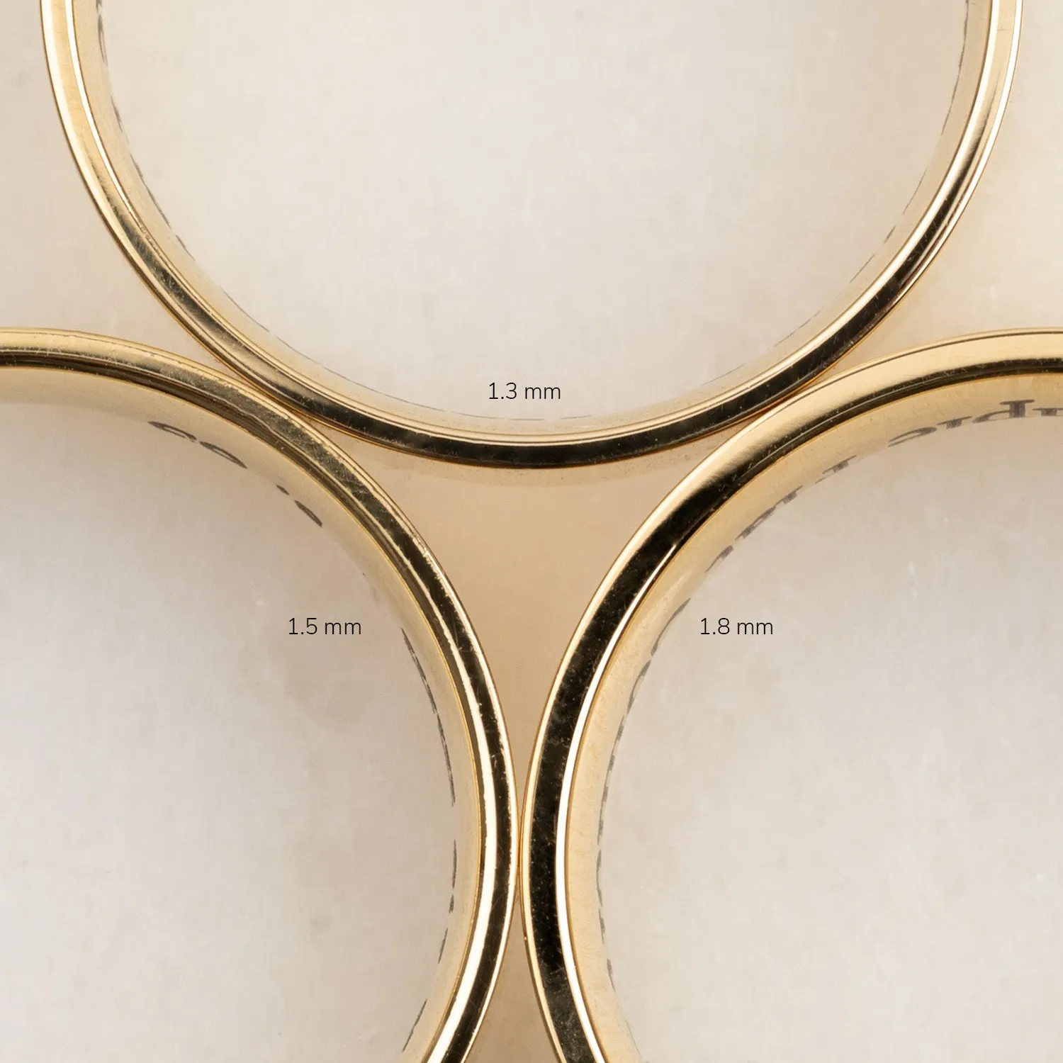 Sisi Copenhagen Simple Flat Comfort vielsesring 4 mm guld